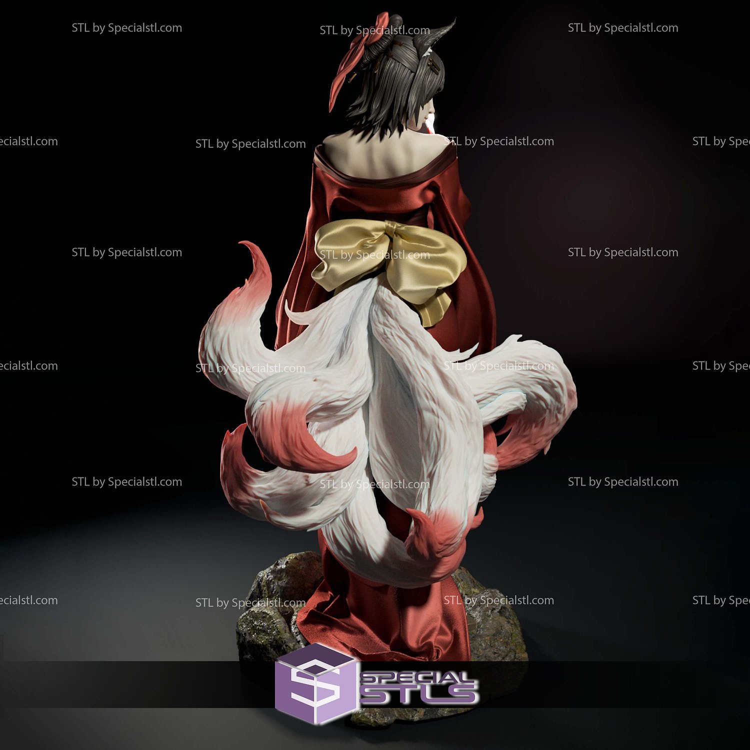 Amaterasu Fanart 3D Printer Files STL Model — view 4