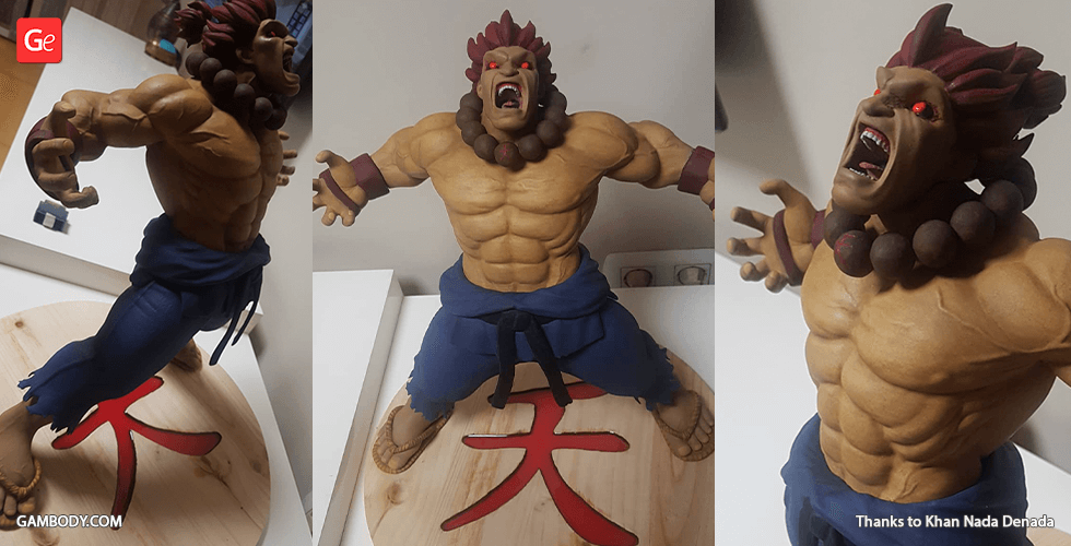 Akuma 3D Printing Miniature | Assembly STL Model