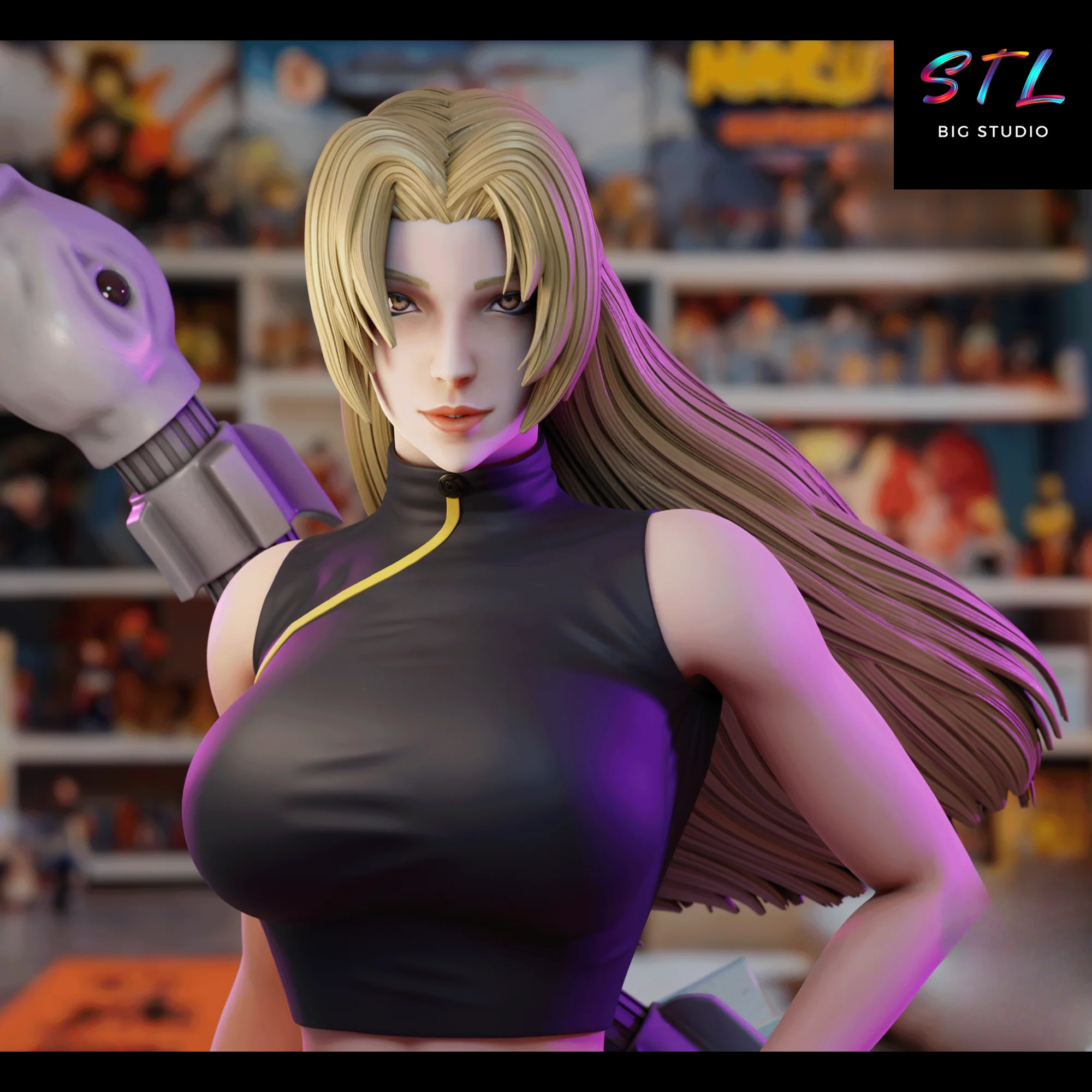 Yuki Tsukumo STL Figure | Jujutsu Kaisen | 3D Printable Model Model — view 4