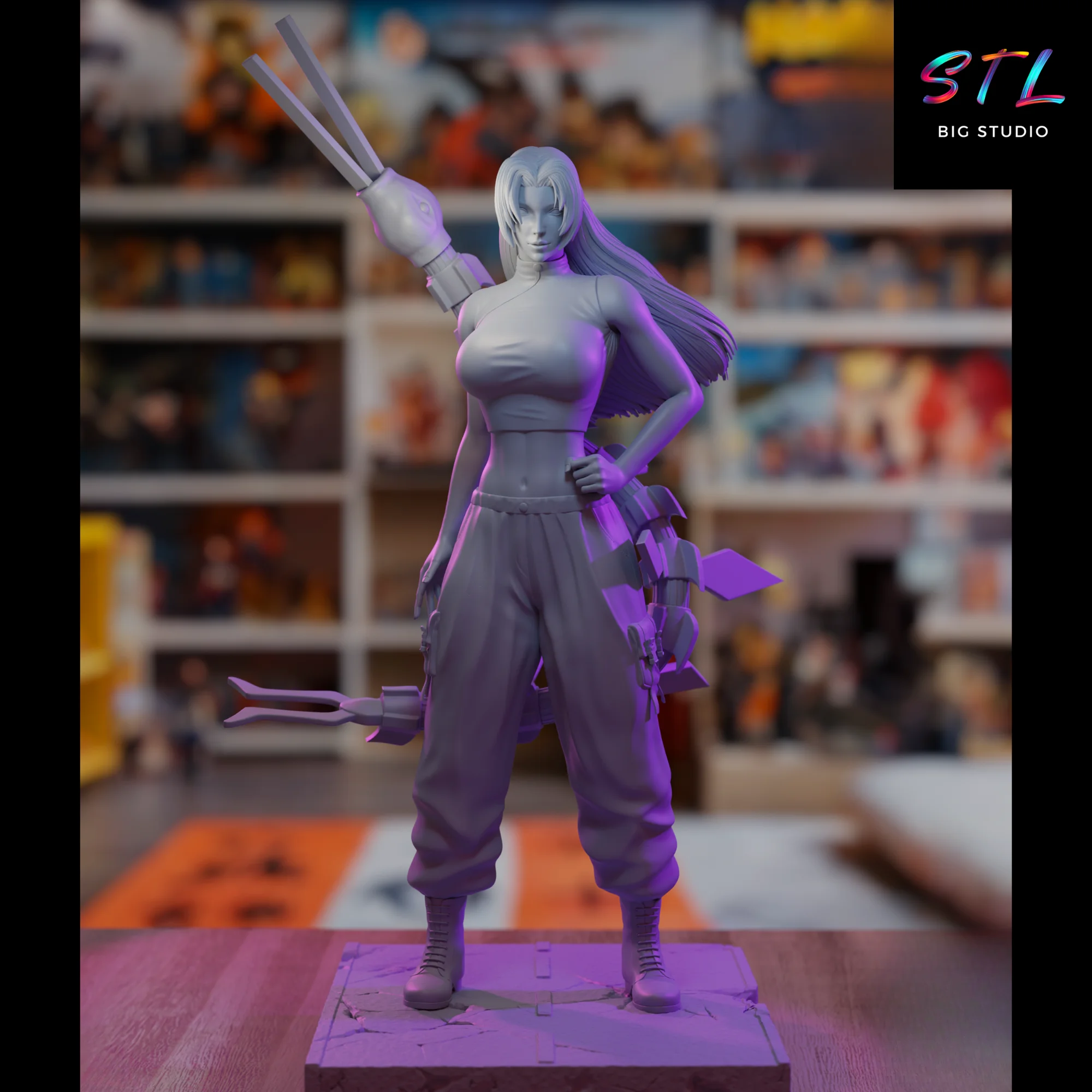 Yuki Tsukumo STL Figure | Jujutsu Kaisen | 3D Printable Model Model — view 5