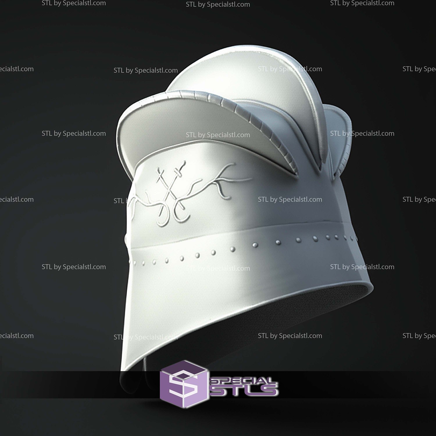 Cosplay STL Files The Mountain Helmet V2 3D Model — view 3
