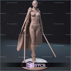 Asajj Ventress Standalone STL Files 3D Model