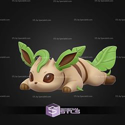 Super Basic STL Flexi Leafeon V2 3D Model