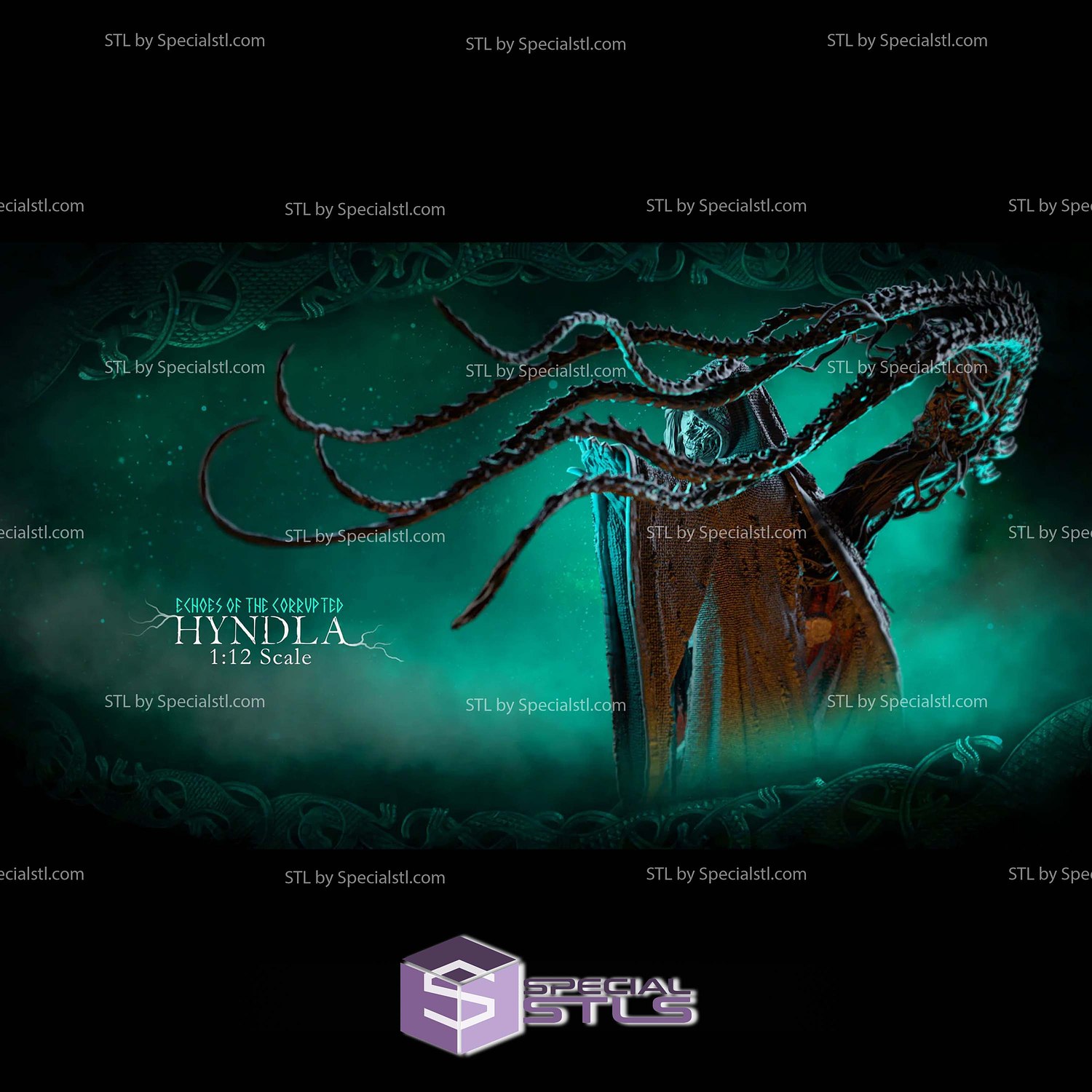 Hyndla Echoes of the Corrupted 3D Printer Files STL Model — view 3