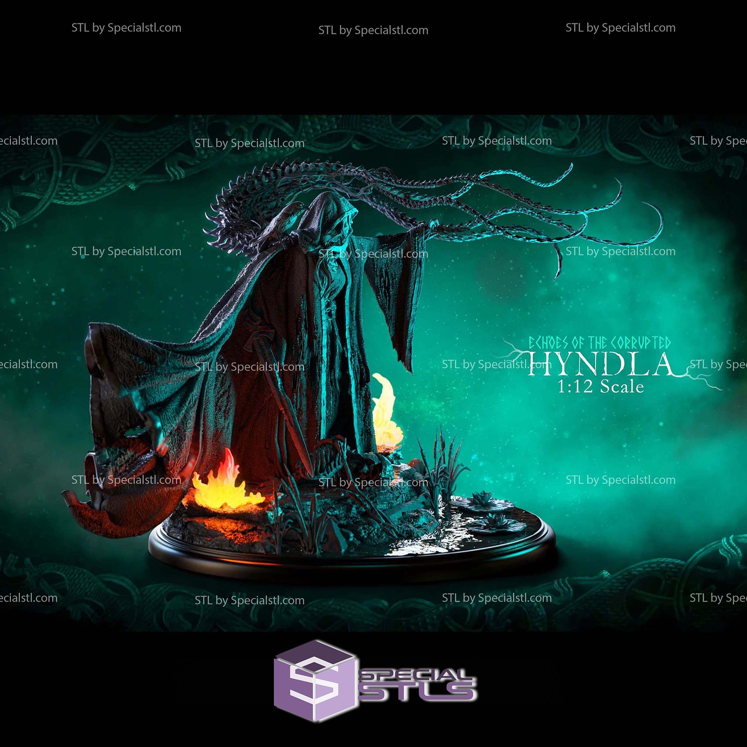 Hyndla Echoes of the Corrupted 3D Printer Files STL Model — view 4