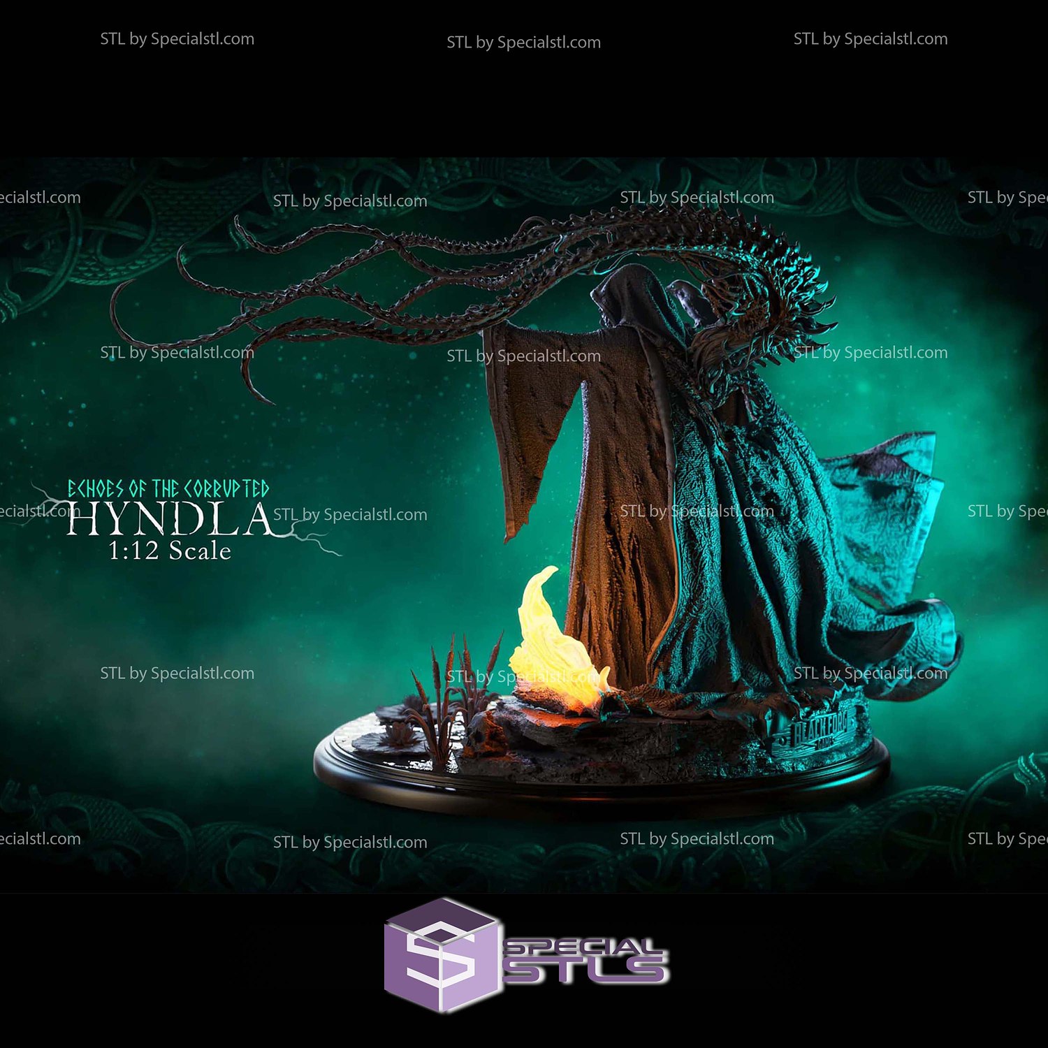 Hyndla Echoes of the Corrupted 3D Printer Files STL Model — view 5