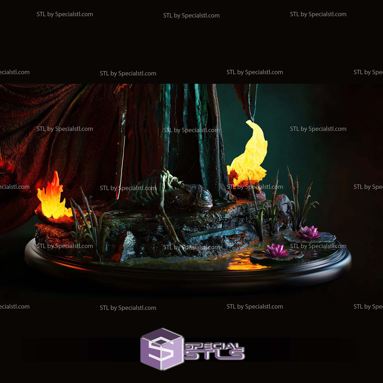 Hyndla Echoes of the Corrupted 3D Printer Files STL Model — view 7