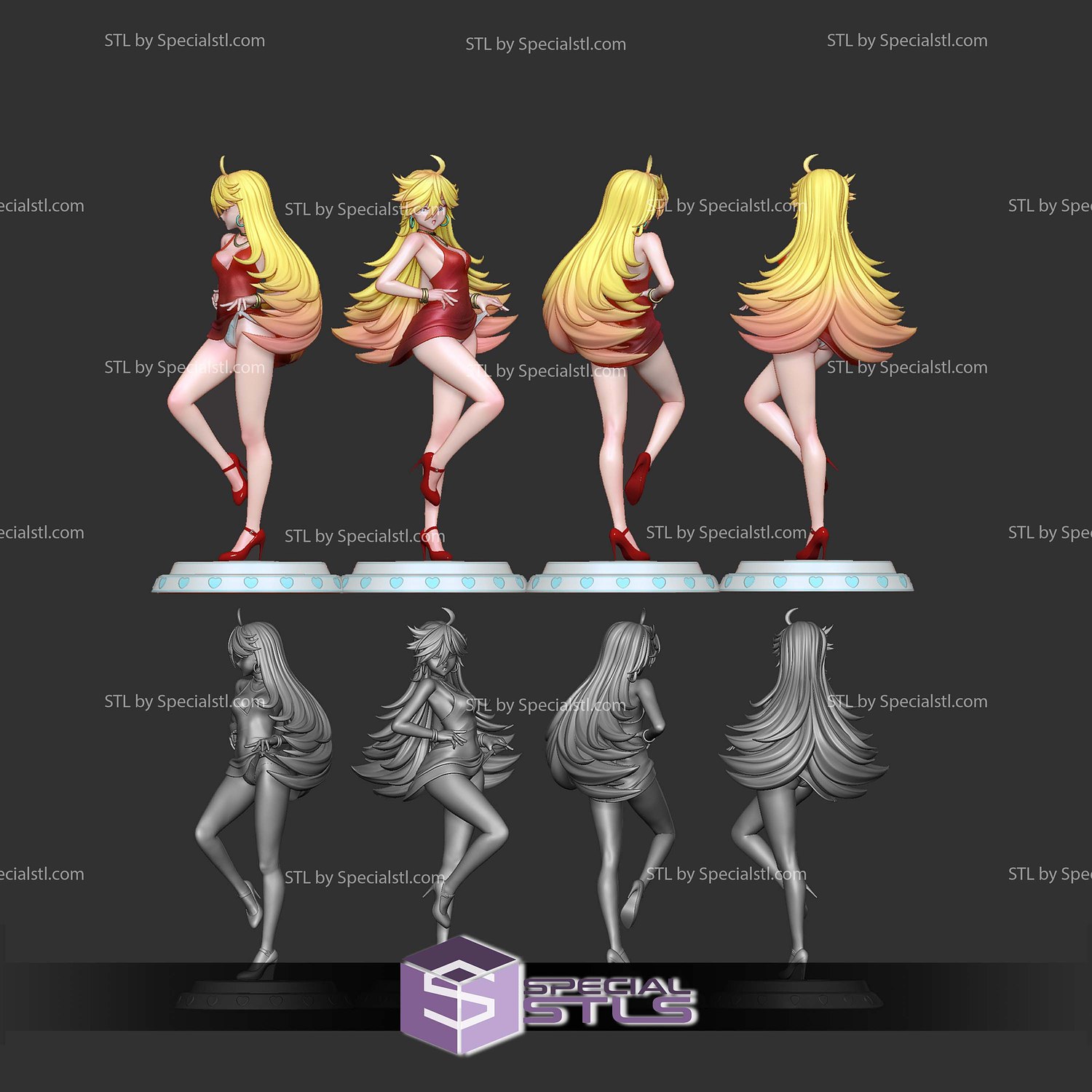 Panty Anarchy STL Files 3D Model — view 6