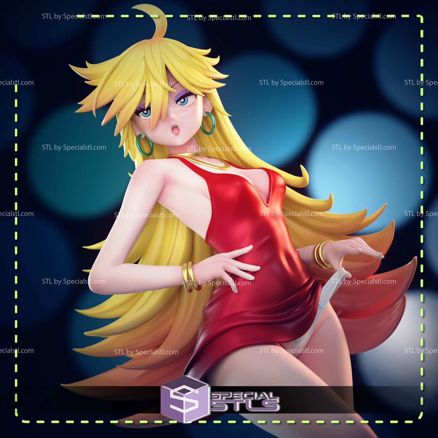 Panty Anarchy STL Files 3D Model — view 7