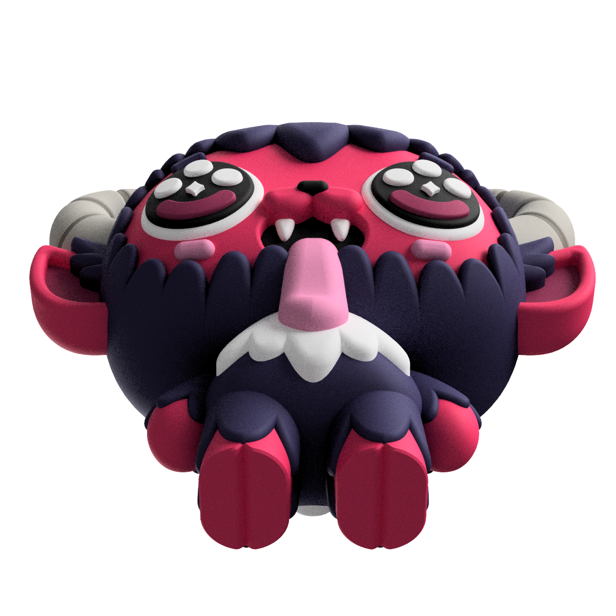 Cute Littlest Krampus 3D Printable Art Toy Figure – Adorable Holiday Design STL Model