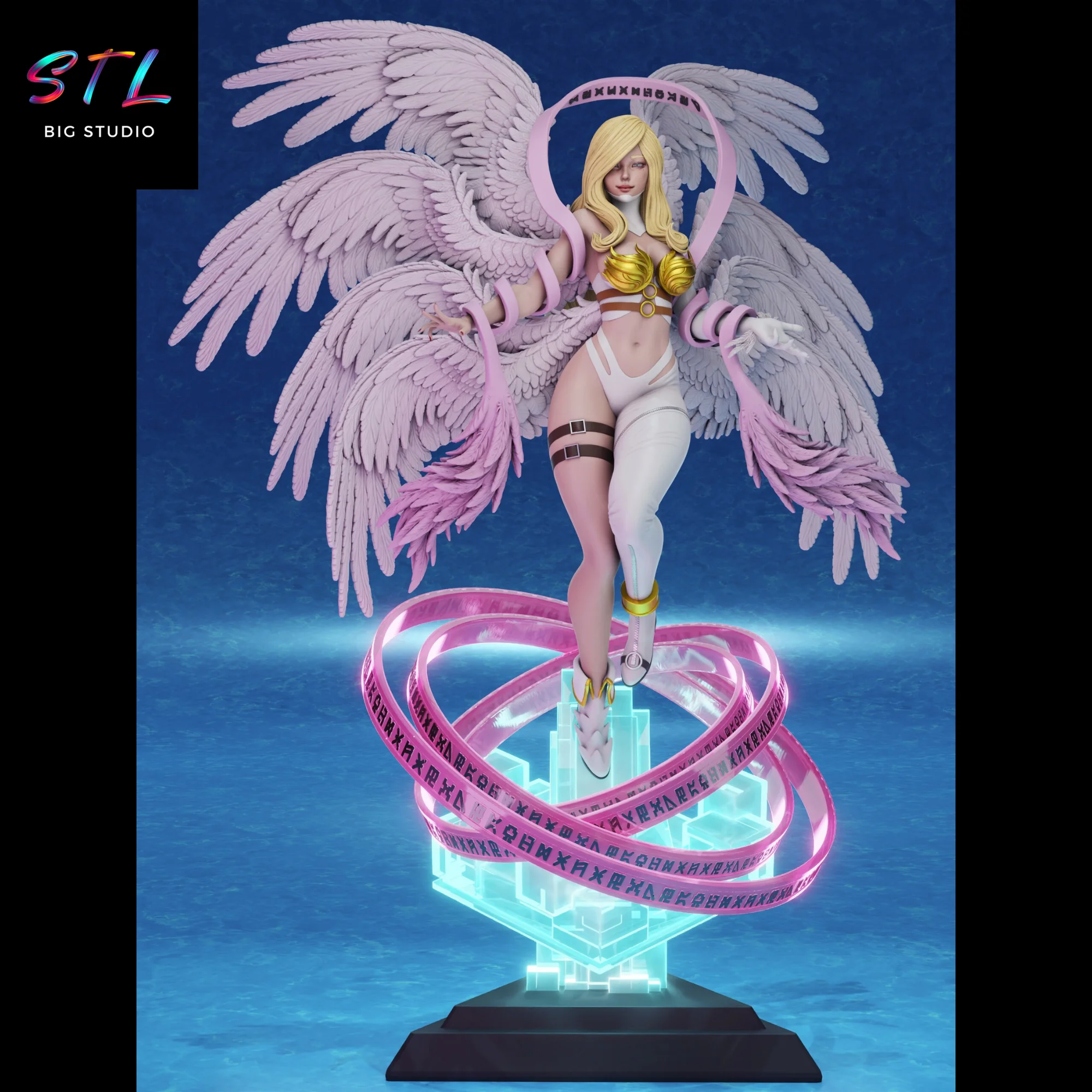 Angewomon STL Figure | Digimon Adventure | 3D Printable Model Model
