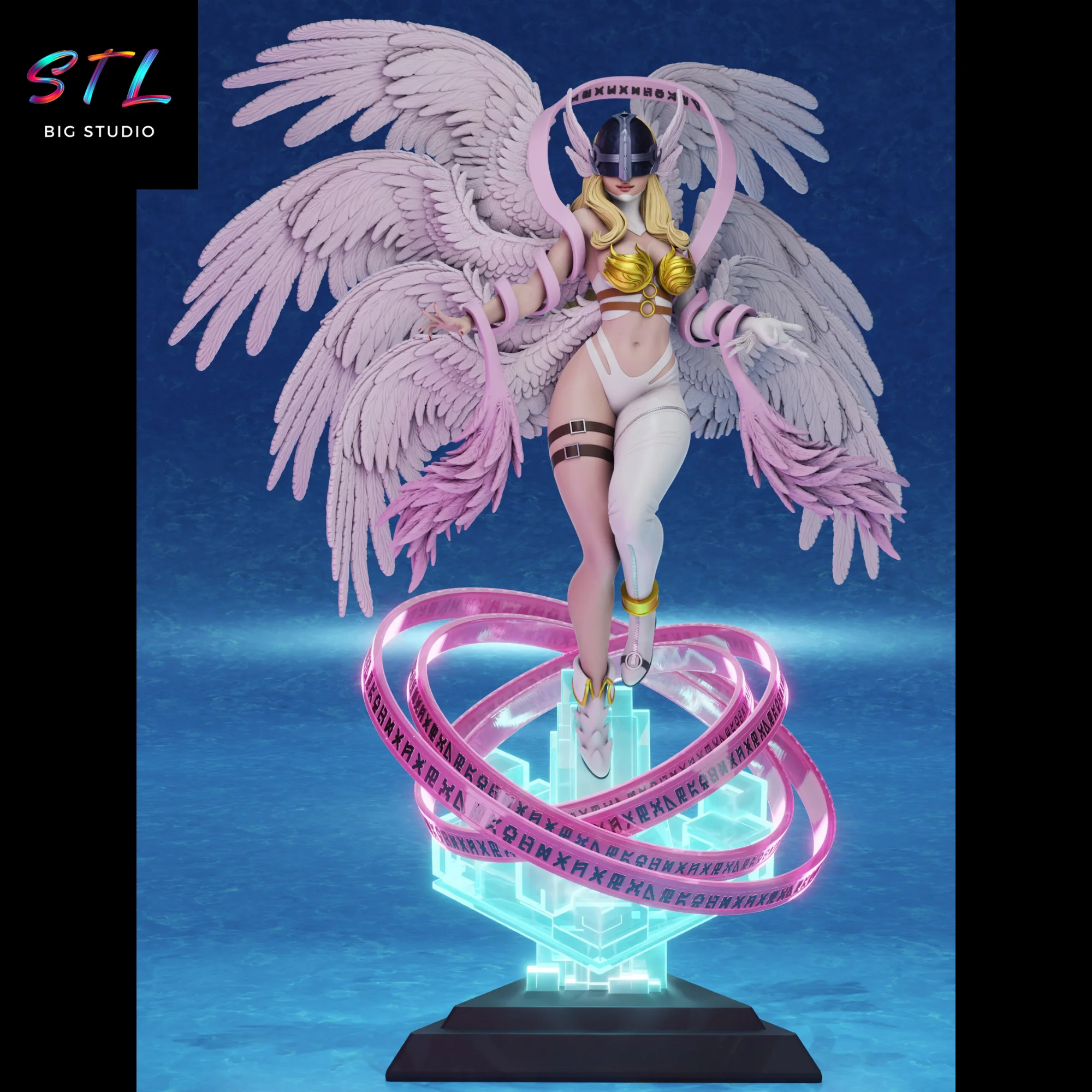 Angewomon STL Figure | Digimon Adventure | 3D Printable Model Model — view 2
