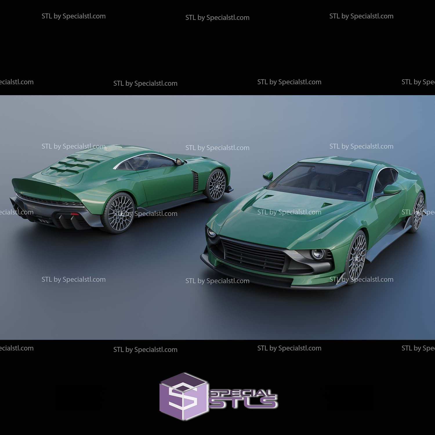 Aston Martin Valour 2024 Sculptures 3D Printing STL Model — view 2