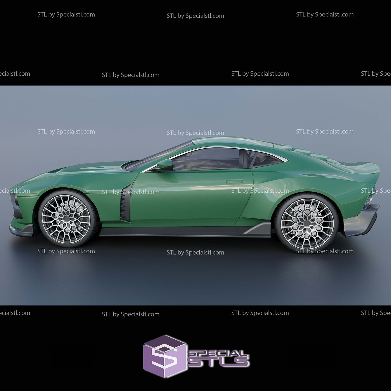 Aston Martin Valour 2024 Sculptures 3D Printing STL Model — view 4