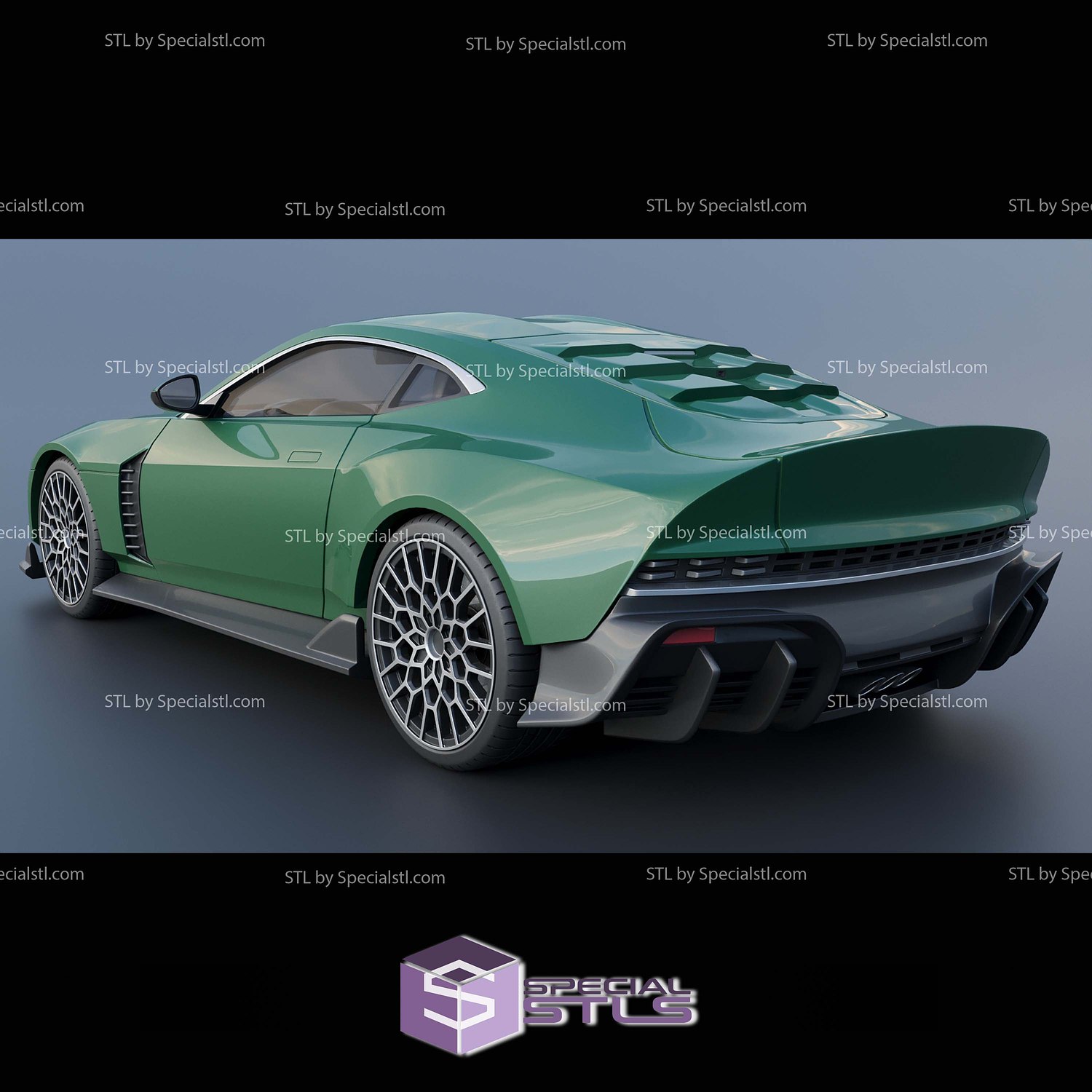 Aston Martin Valour 2024 Sculptures 3D Printing STL Model — view 5