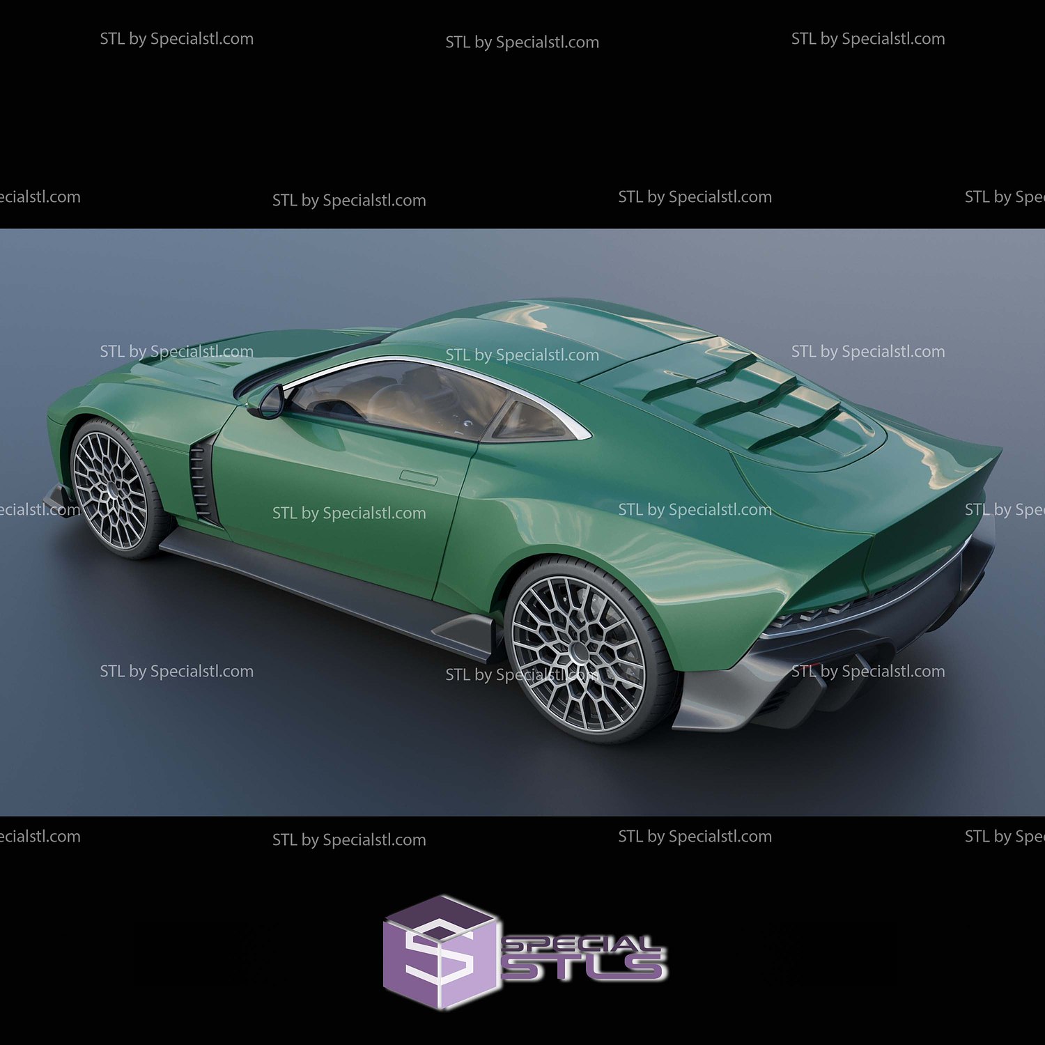 Aston Martin Valour 2024 Sculptures 3D Printing STL Model — view 6