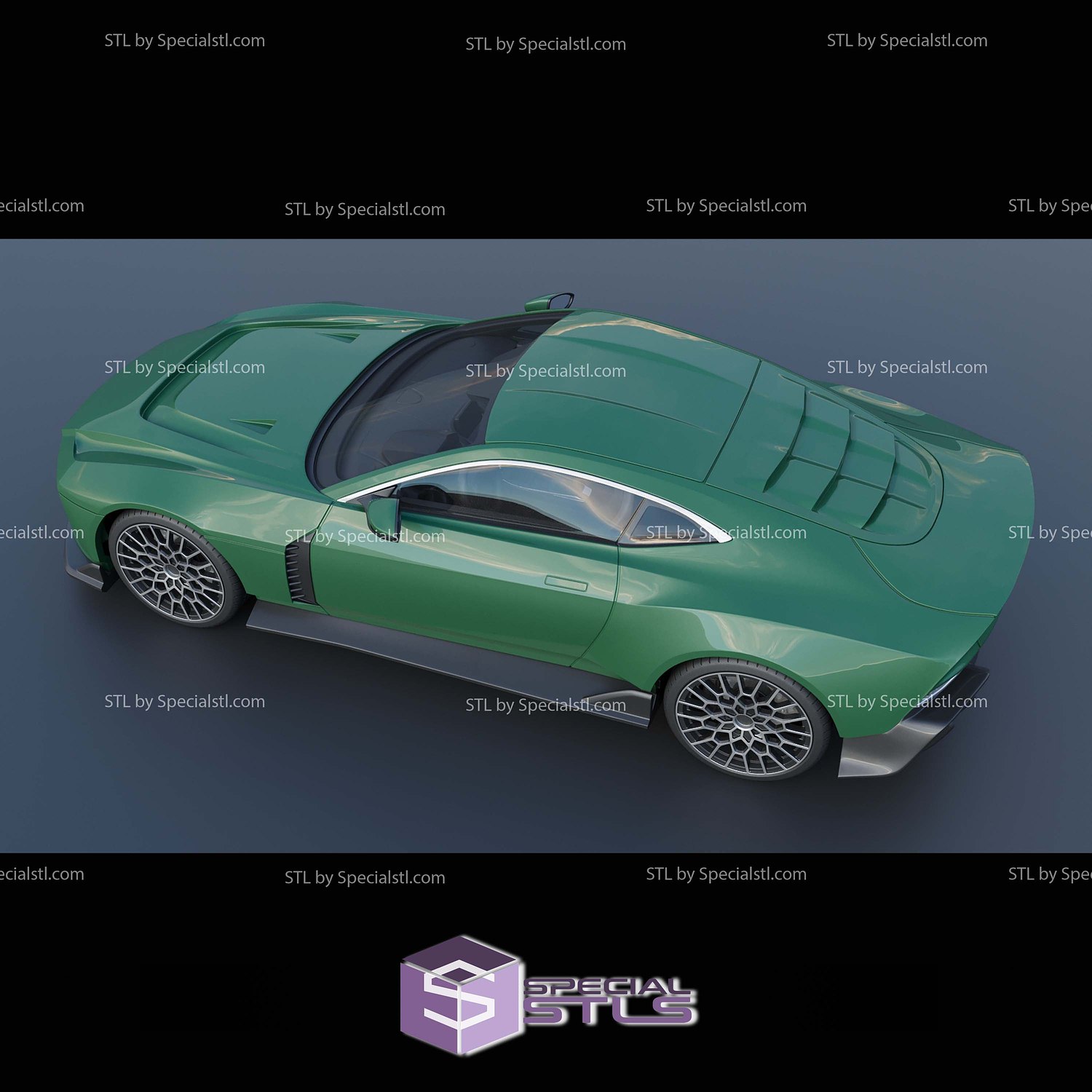 Aston Martin Valour 2024 Sculptures 3D Printing STL Model — view 7