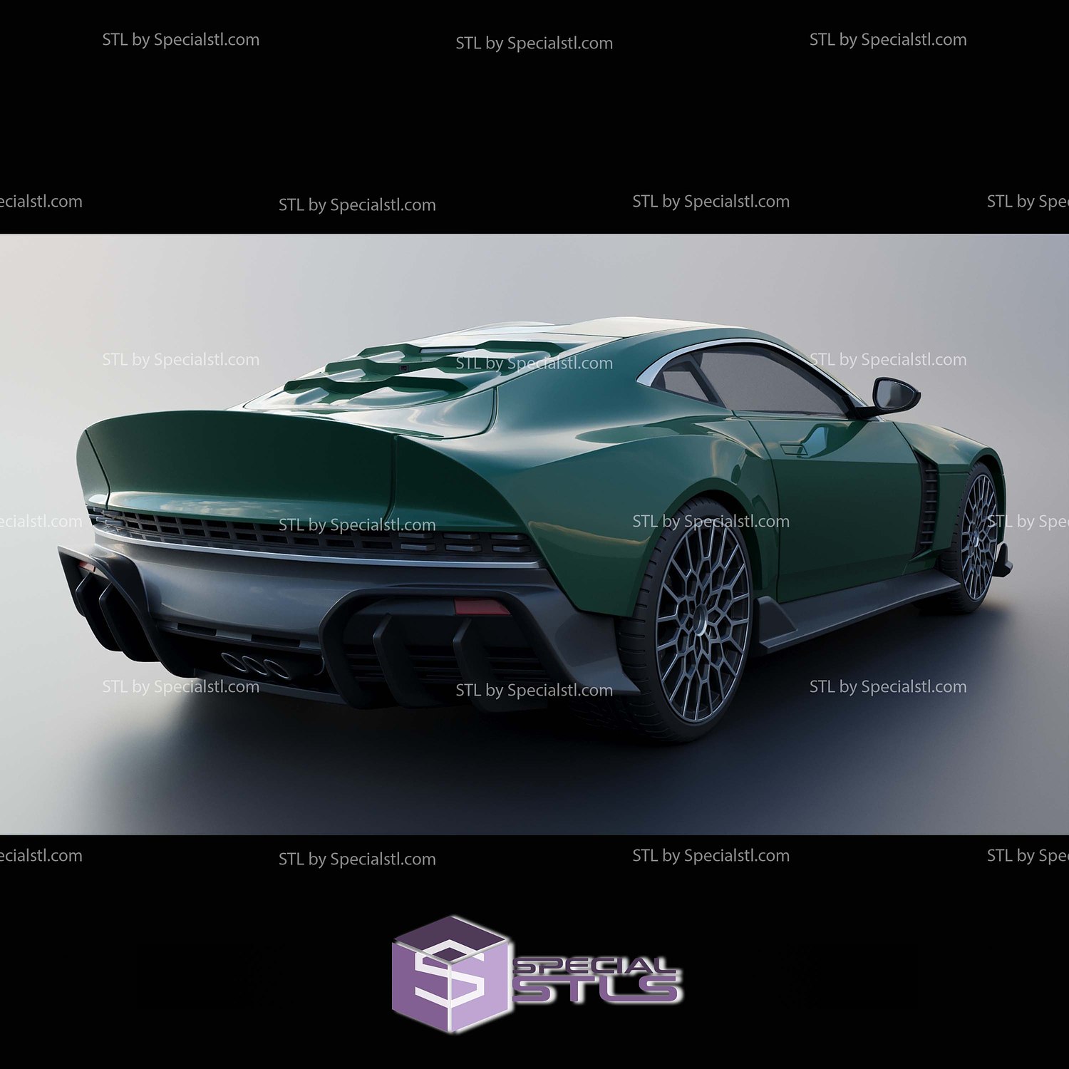 Aston Martin Valour 2024 Sculptures 3D Printing STL Model — view 8