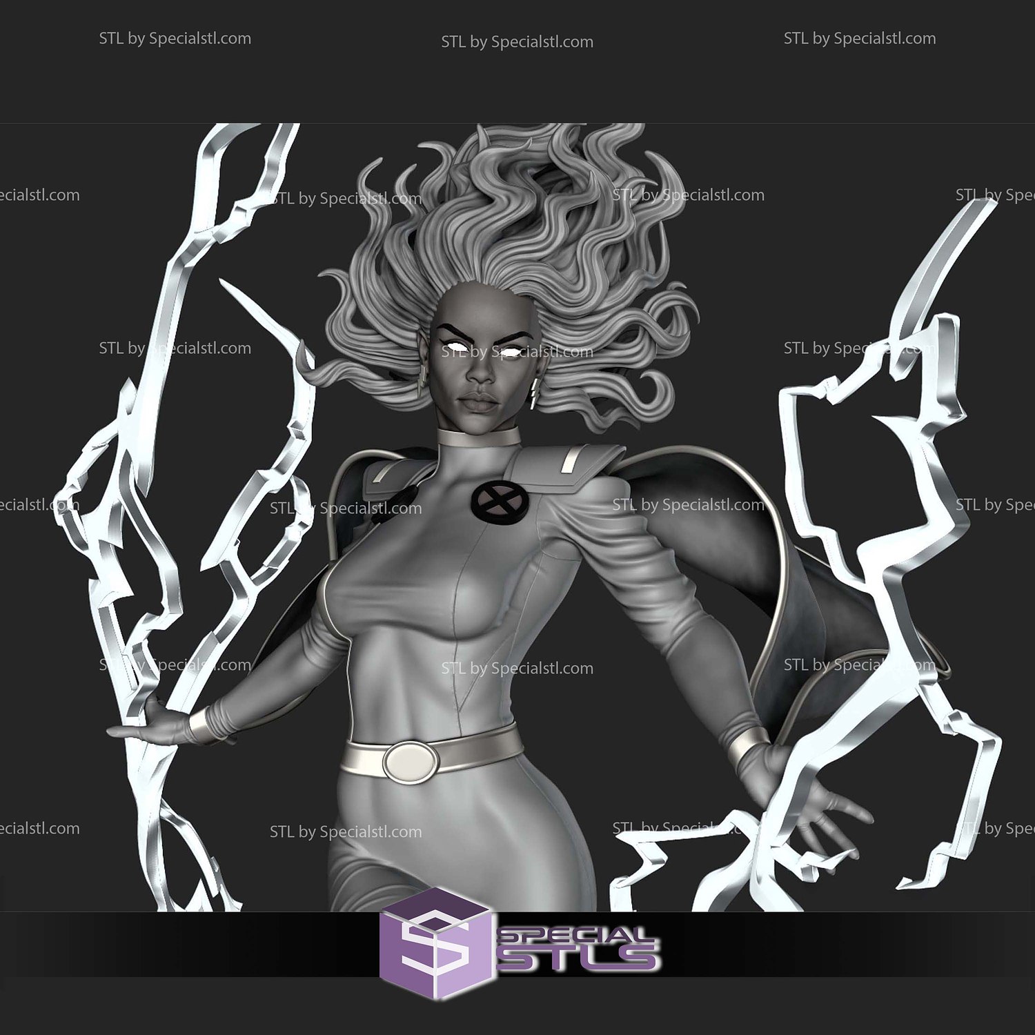 Storm 90s Alpha Mutant 3D Printer Files STL Model — view 2