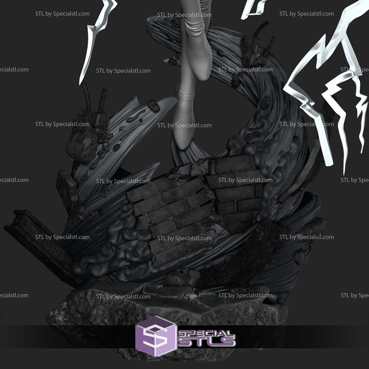 Storm 90s Alpha Mutant 3D Printer Files STL Model — view 6