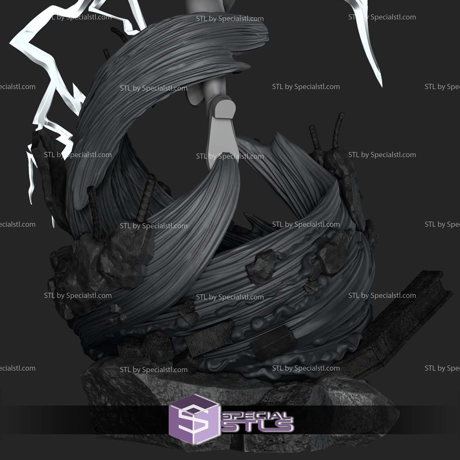 Storm 90s Alpha Mutant 3D Printer Files STL Model — view 7