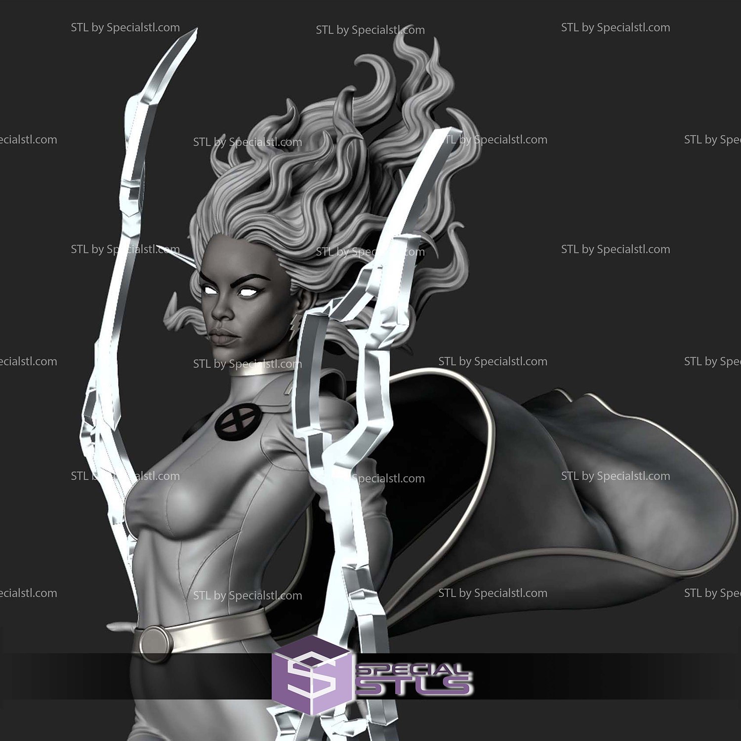 Storm 90s Alpha Mutant 3D Printer Files STL Model — view 8