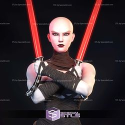 Asajj Ventress 2 Saber Sword STL Files 3D Model