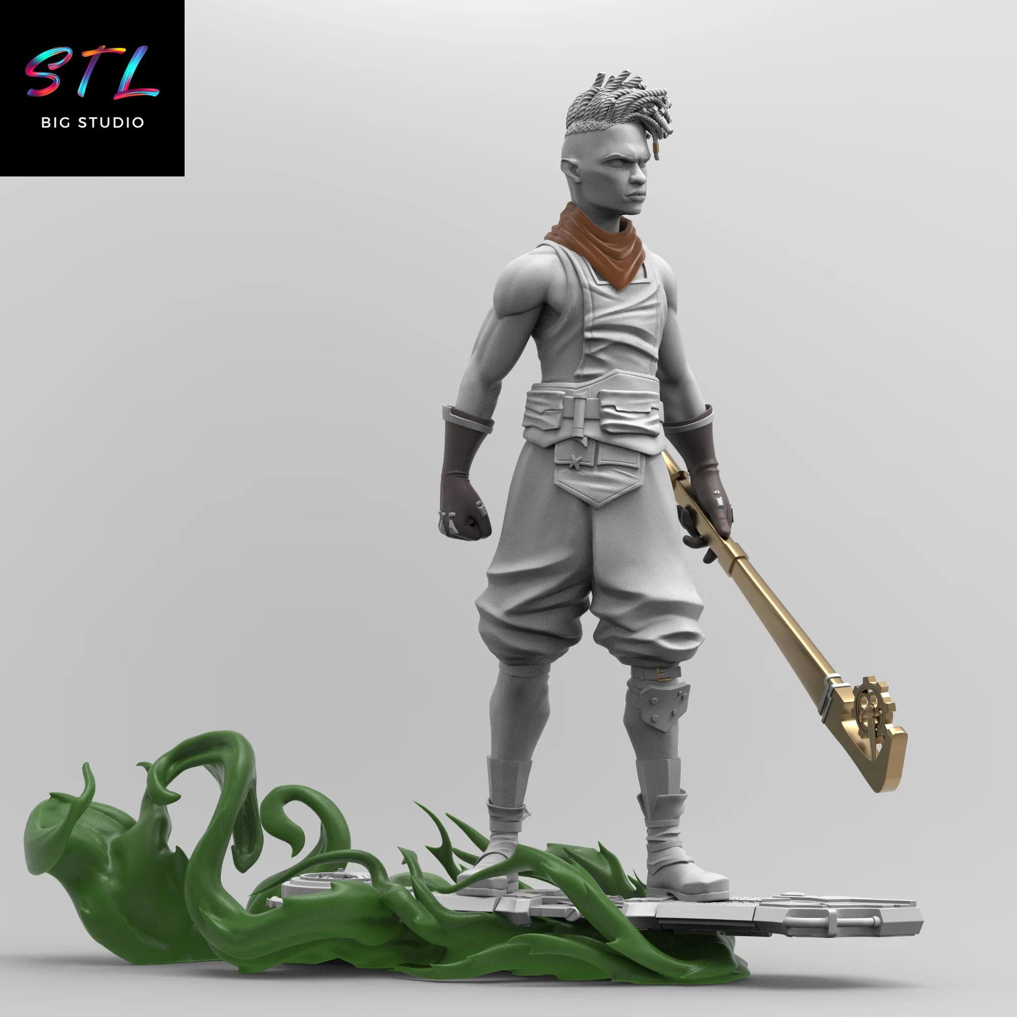 Ekko STL | 3D Printable Figure | League of Legends Model — view 2