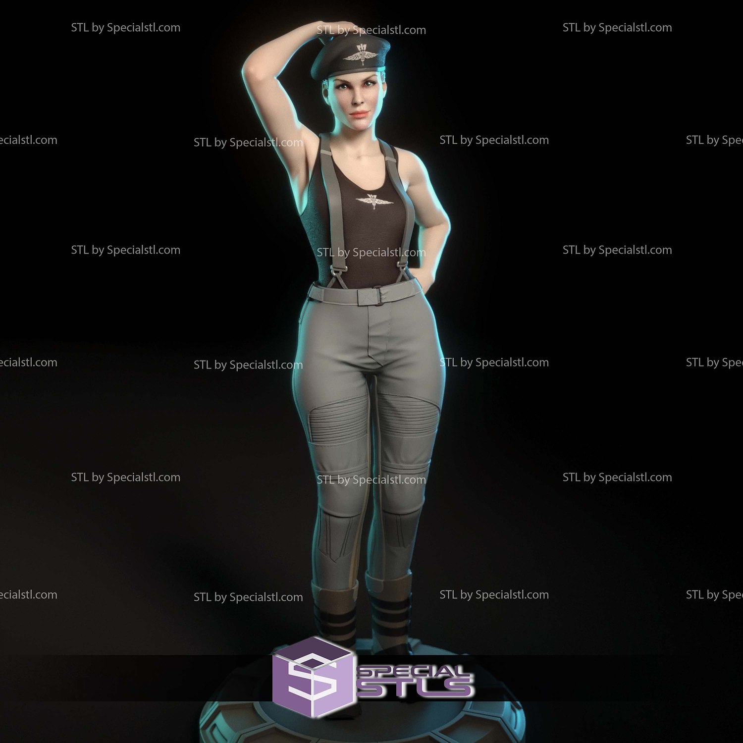 Dizzy Flores Starship Troopers STL Files 3D Model — view 2