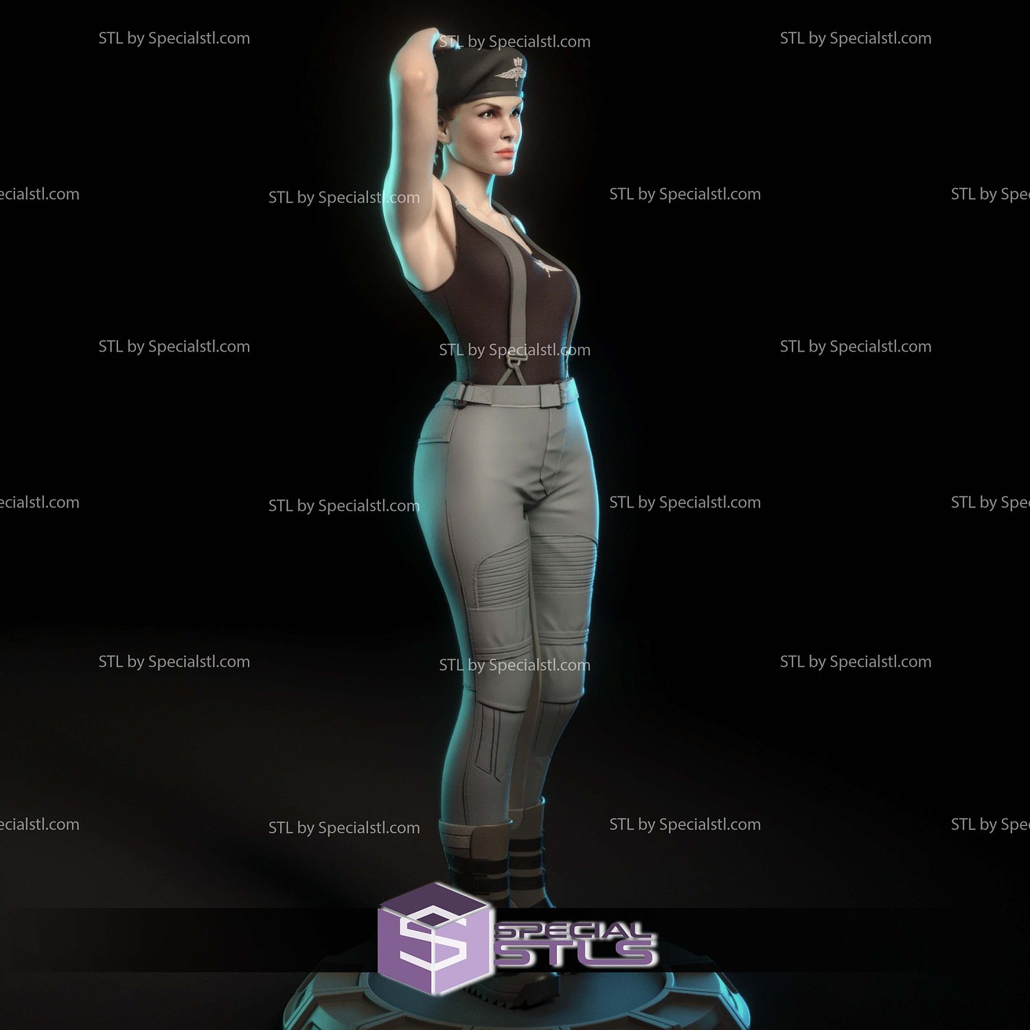 Dizzy Flores Starship Troopers STL Files 3D Model — view 3