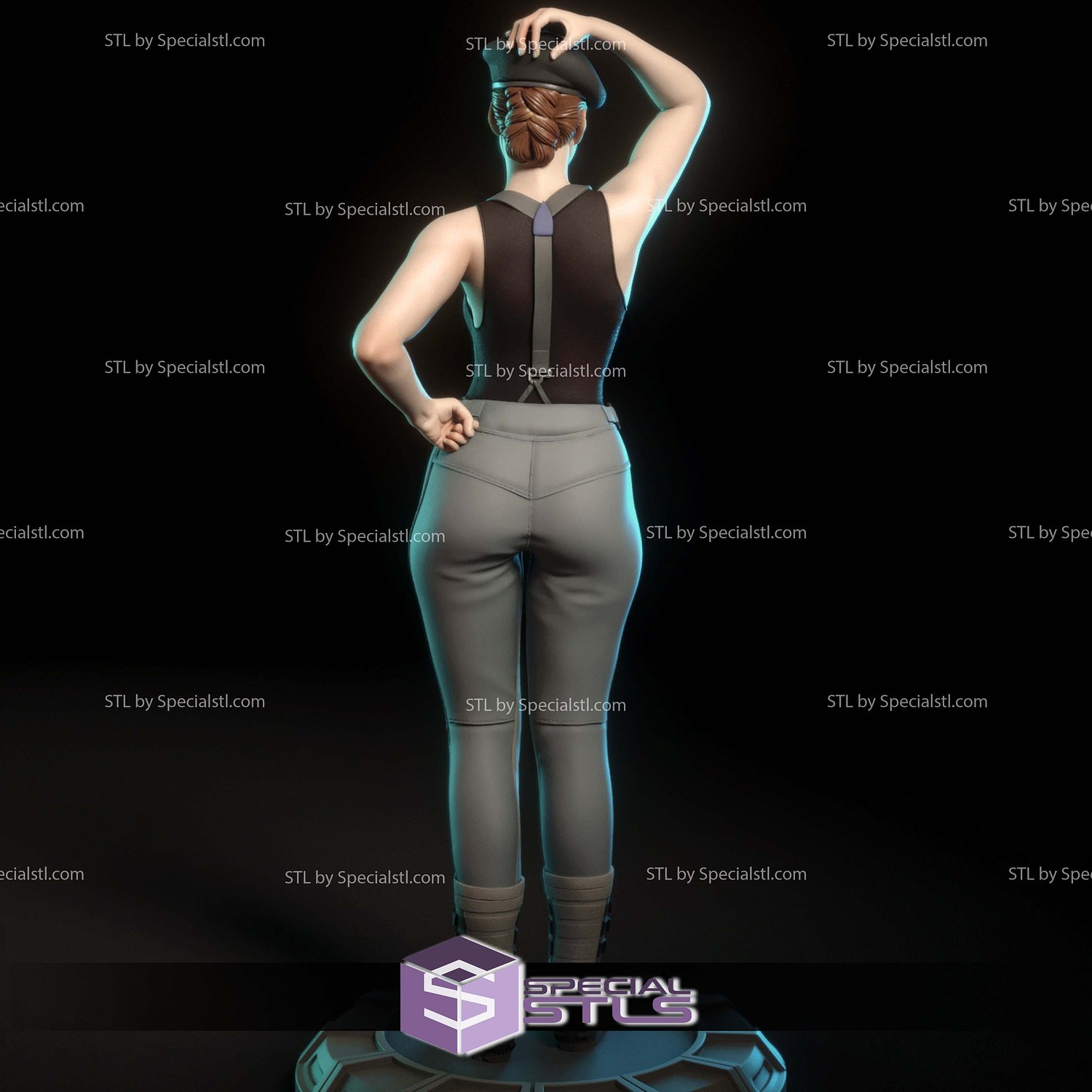 Dizzy Flores Starship Troopers STL Files 3D Model — view 4