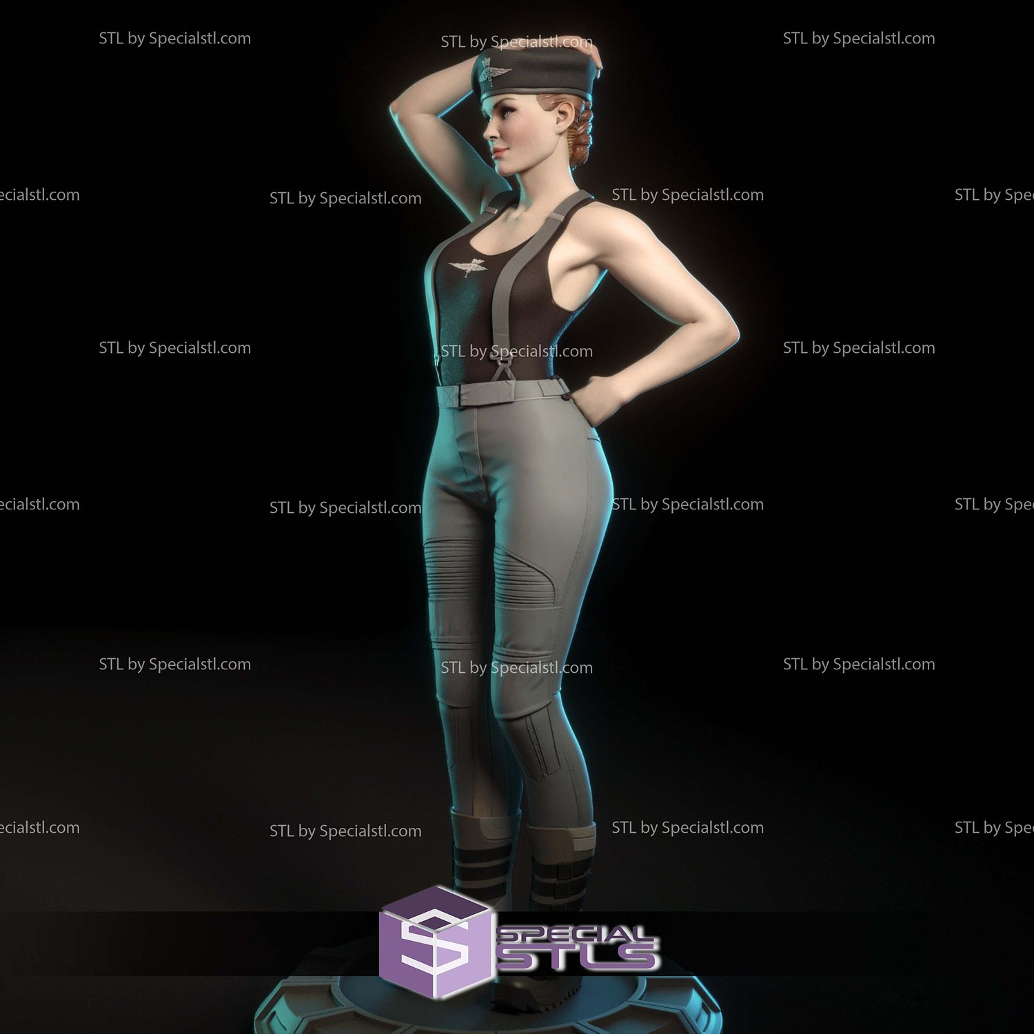 Dizzy Flores Starship Troopers STL Files 3D Model — view 5