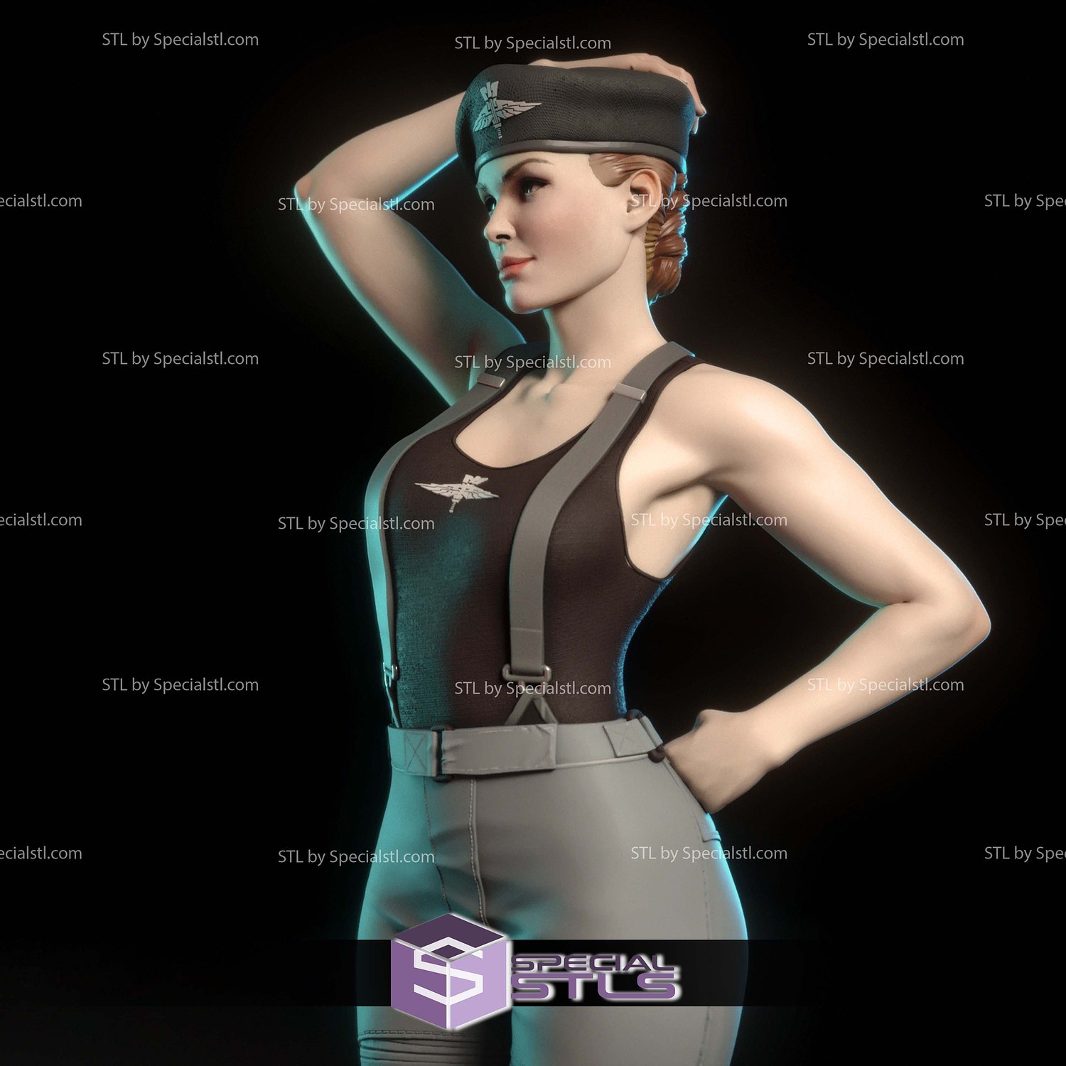 Dizzy Flores Starship Troopers STL Files 3D Model — view 6