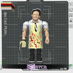 Super Basic STL - Flexi Leatherface 3D Model