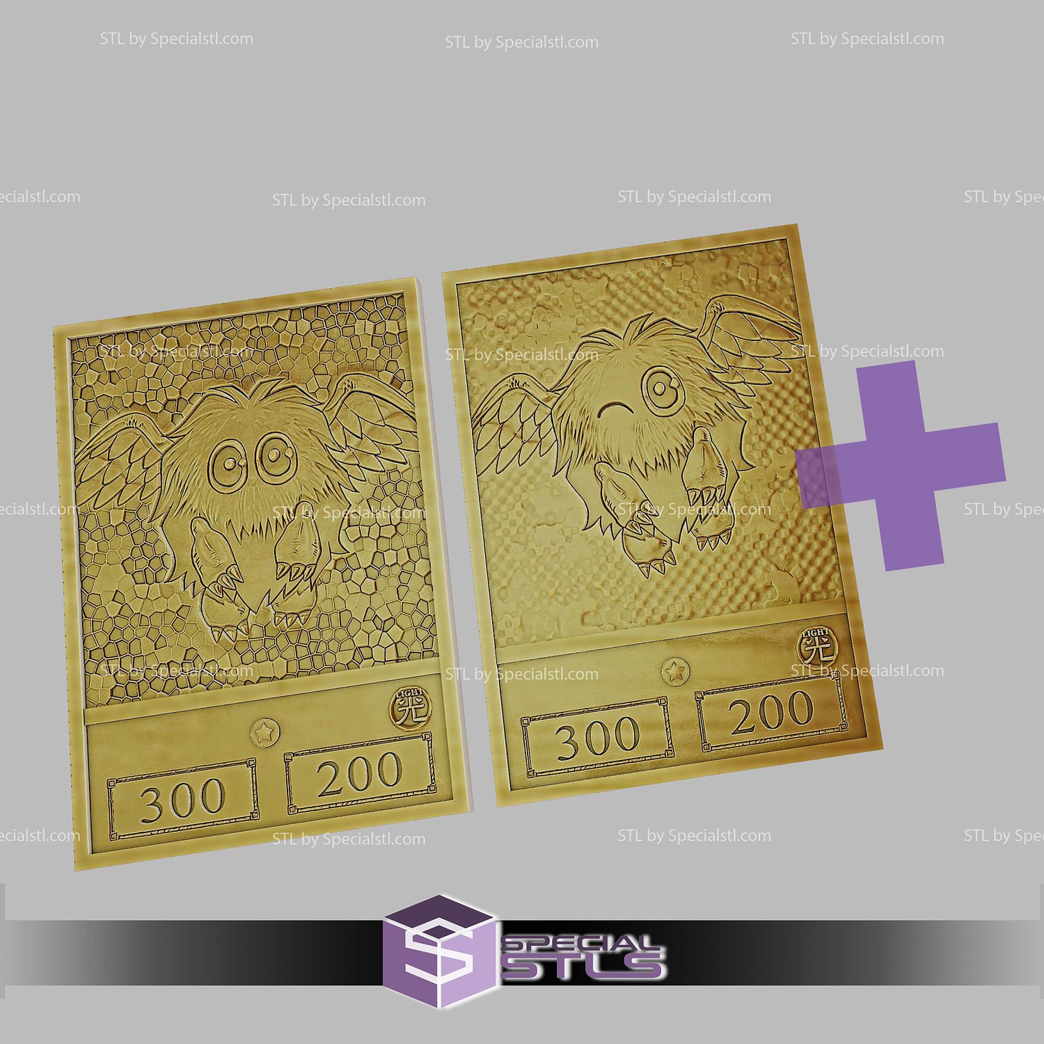 Winged Kuriboh Yu Gi Oh STL Files 3D Model — view 2