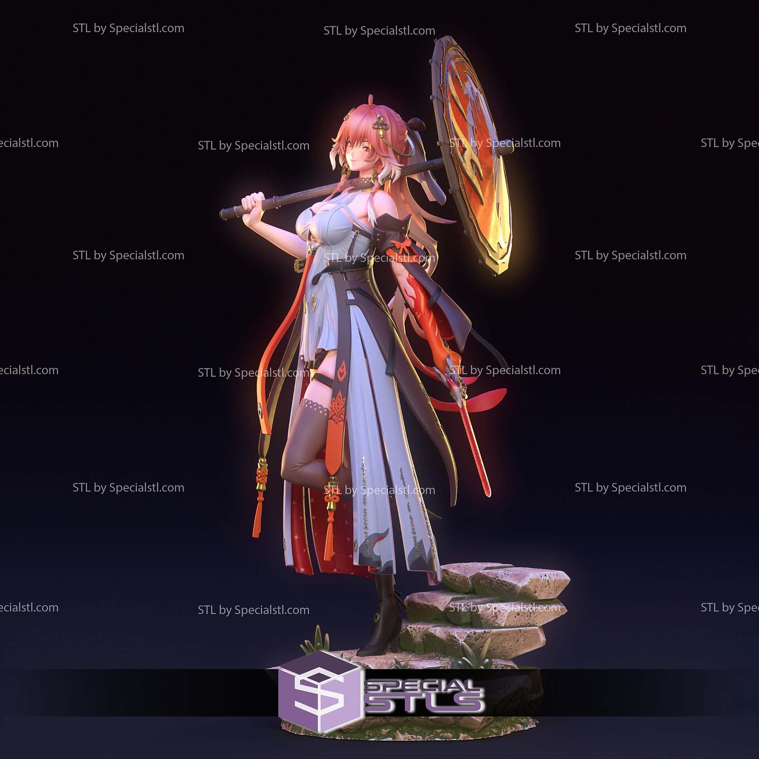 Chang li Wuthering Waves STL Files 3D Model — view 2