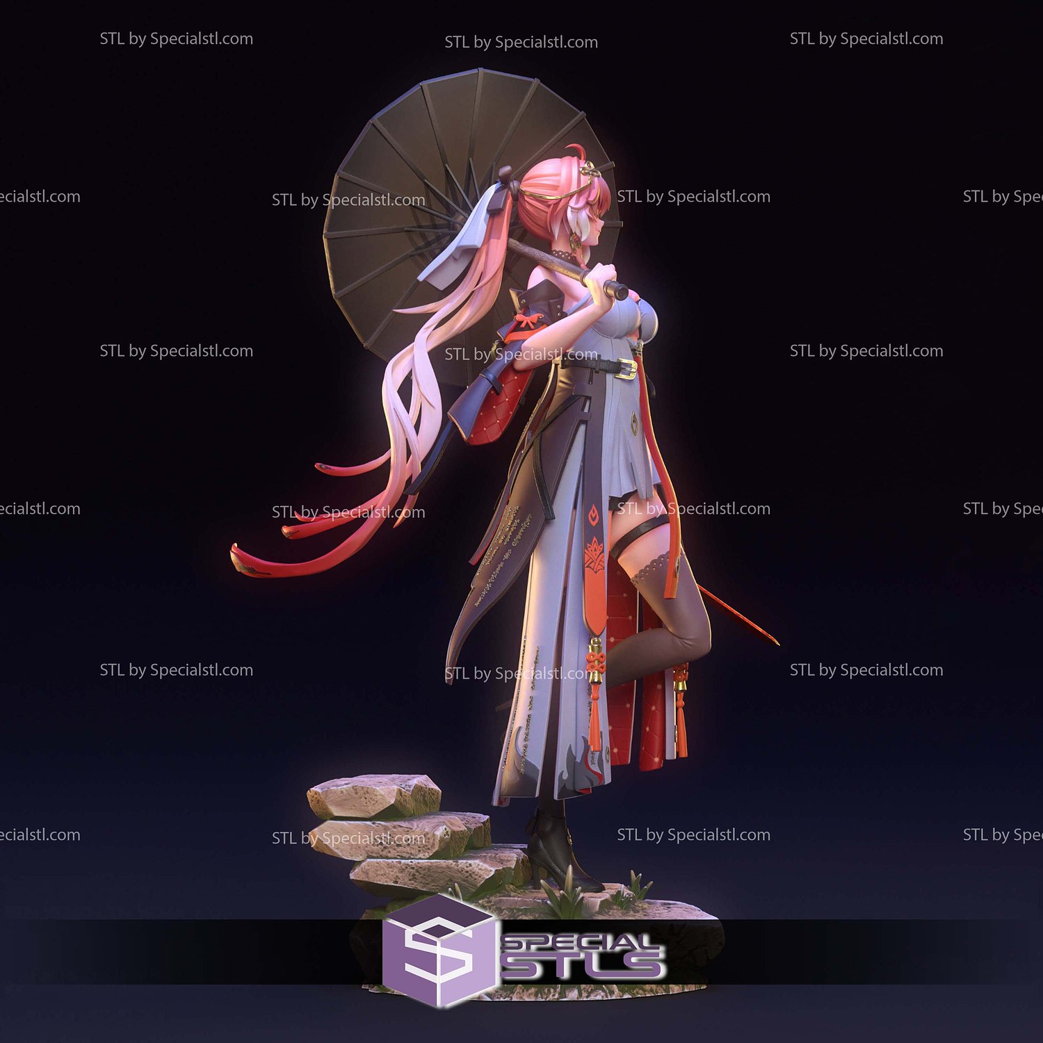 Chang li Wuthering Waves STL Files 3D Model — view 5