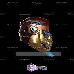 Cosplay STL Files Voltron Helmet 3D Model