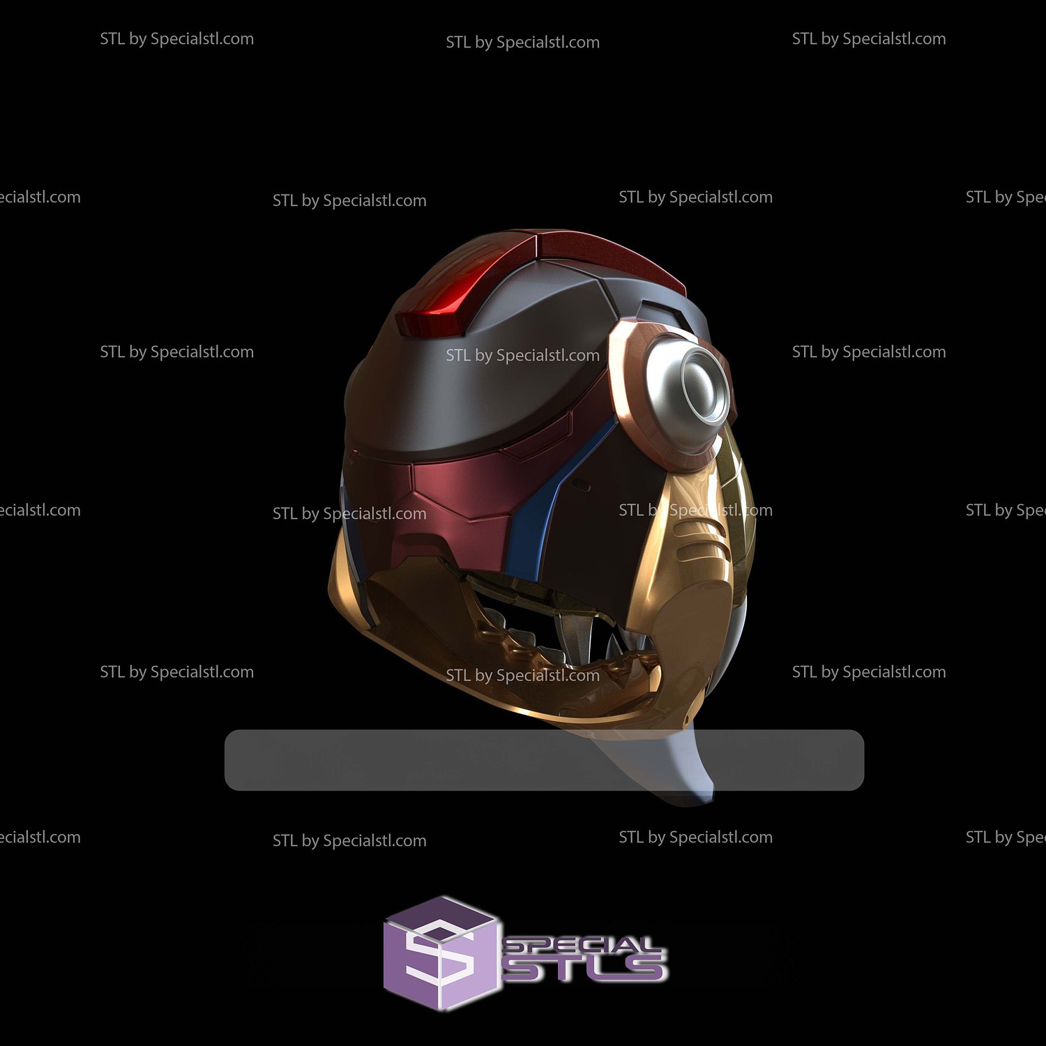 Cosplay STL Files Voltron Helmet 3D Model — view 2