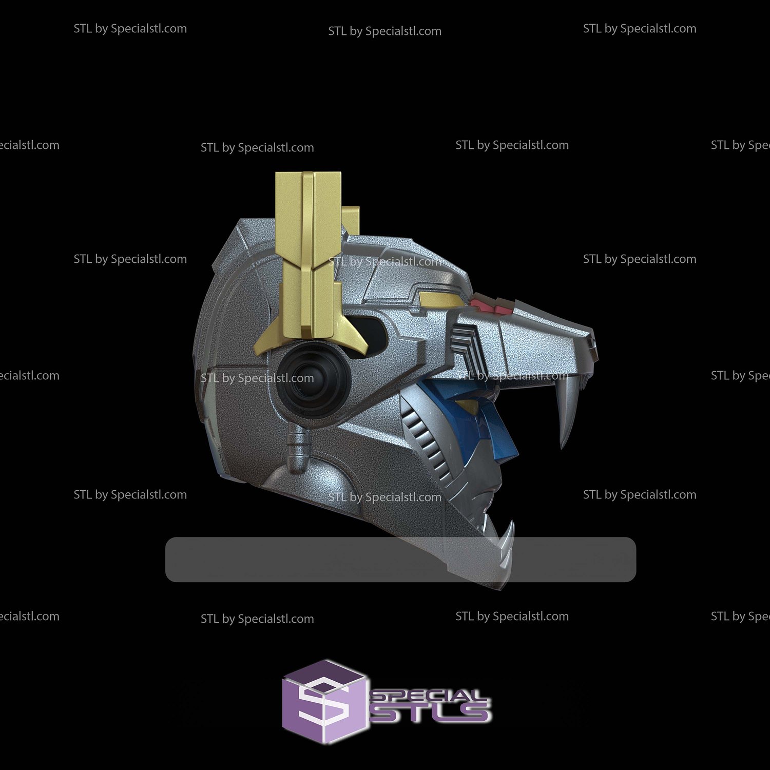 Cosplay STL Files Voltron Helmet 3D Model — view 5