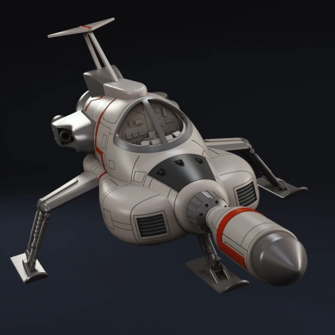 SHADO Interceptor 3D Printing Model | Assembly STL Model