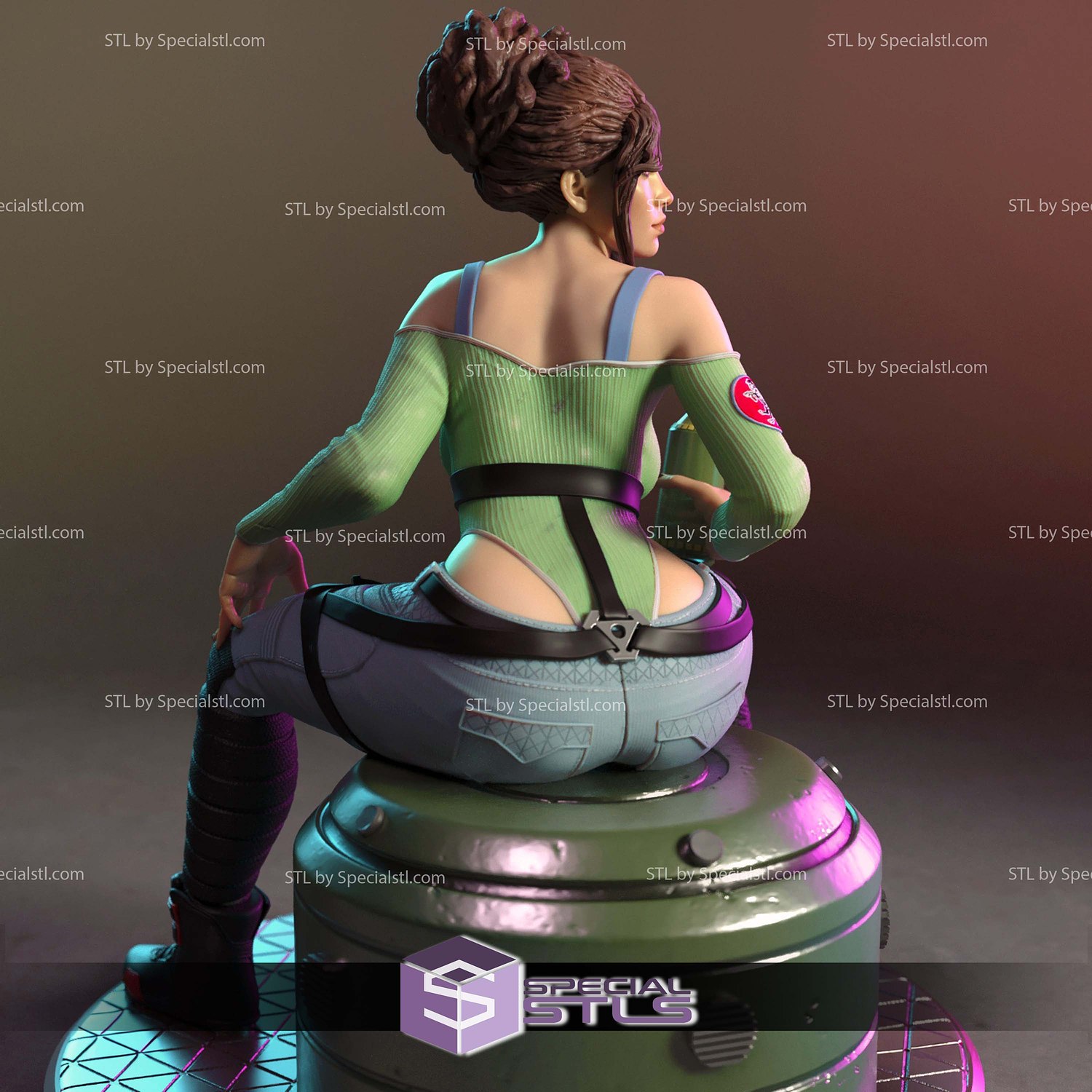 Panam Palmer Cyberpunk 2077 3D Printer Files STL Model — view 2