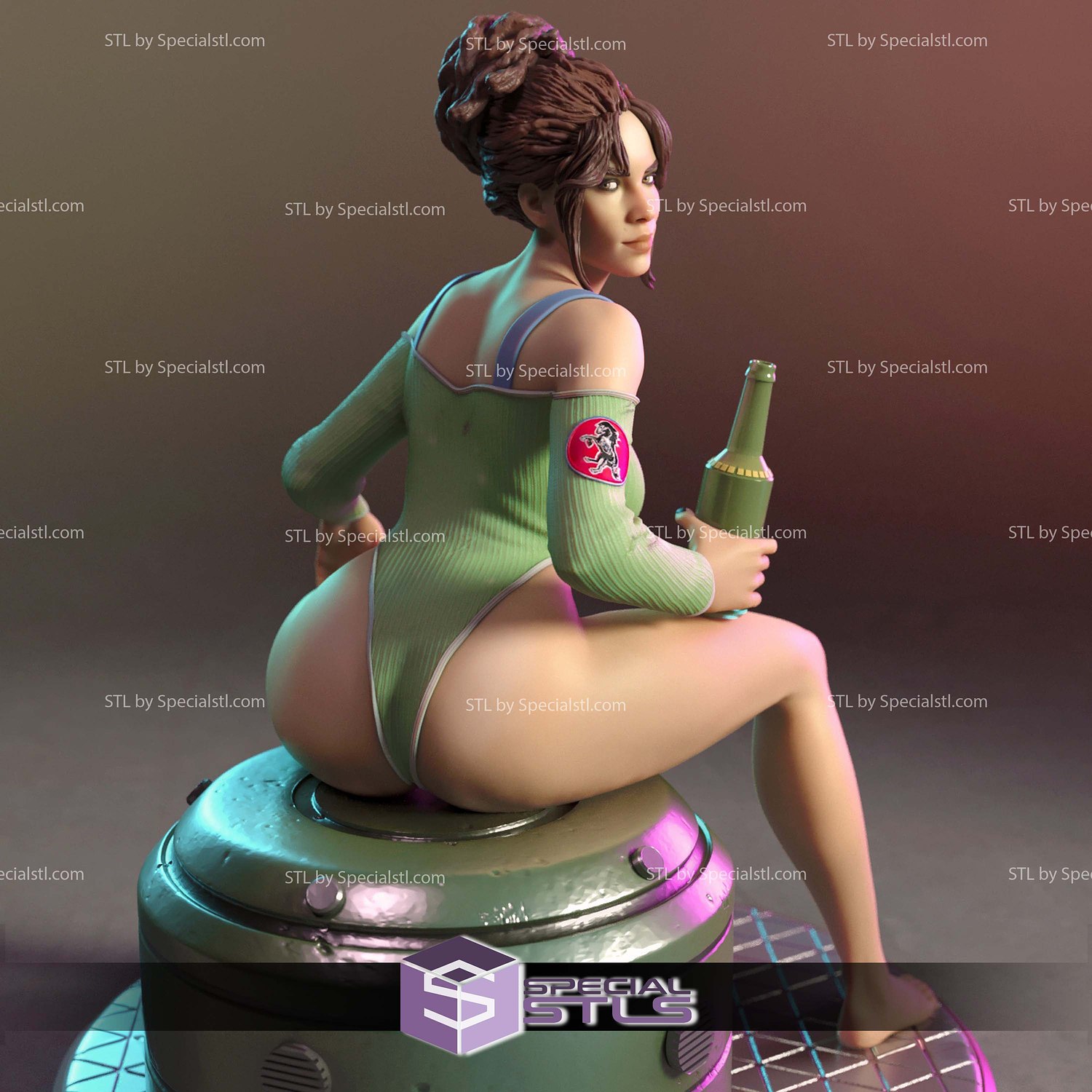 Panam Palmer Cyberpunk 2077 3D Printer Files STL Model — view 7