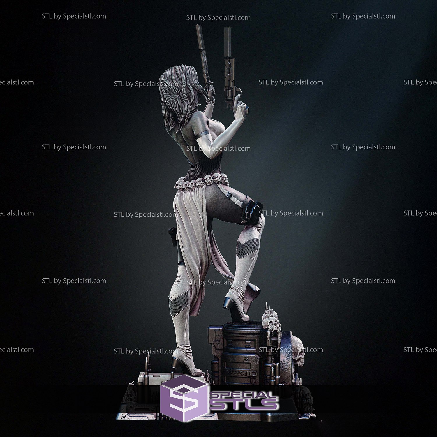 Mystique 2 Gun 3D Printer Files STL Model — view 3