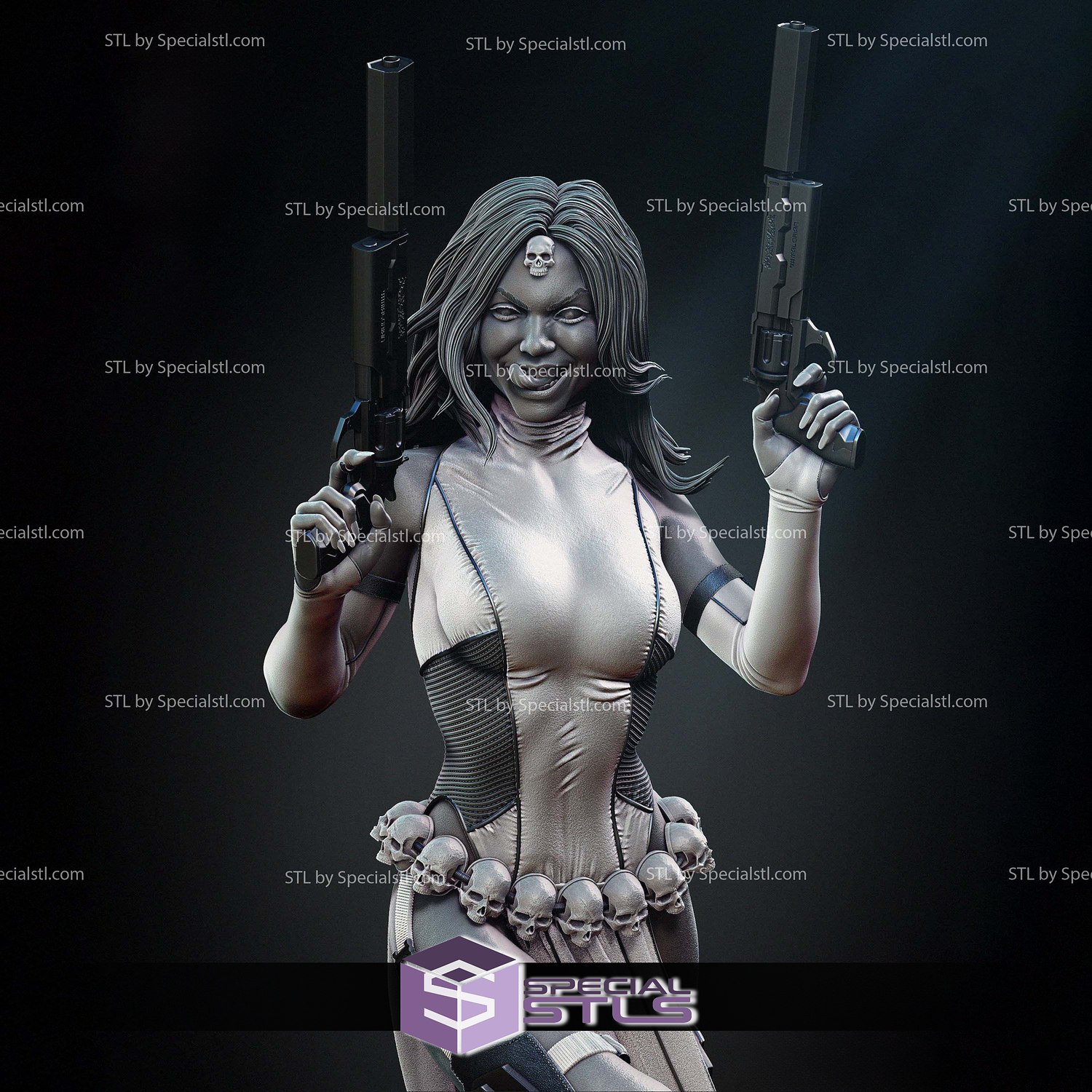 Mystique 2 Gun 3D Printer Files STL Model — view 6