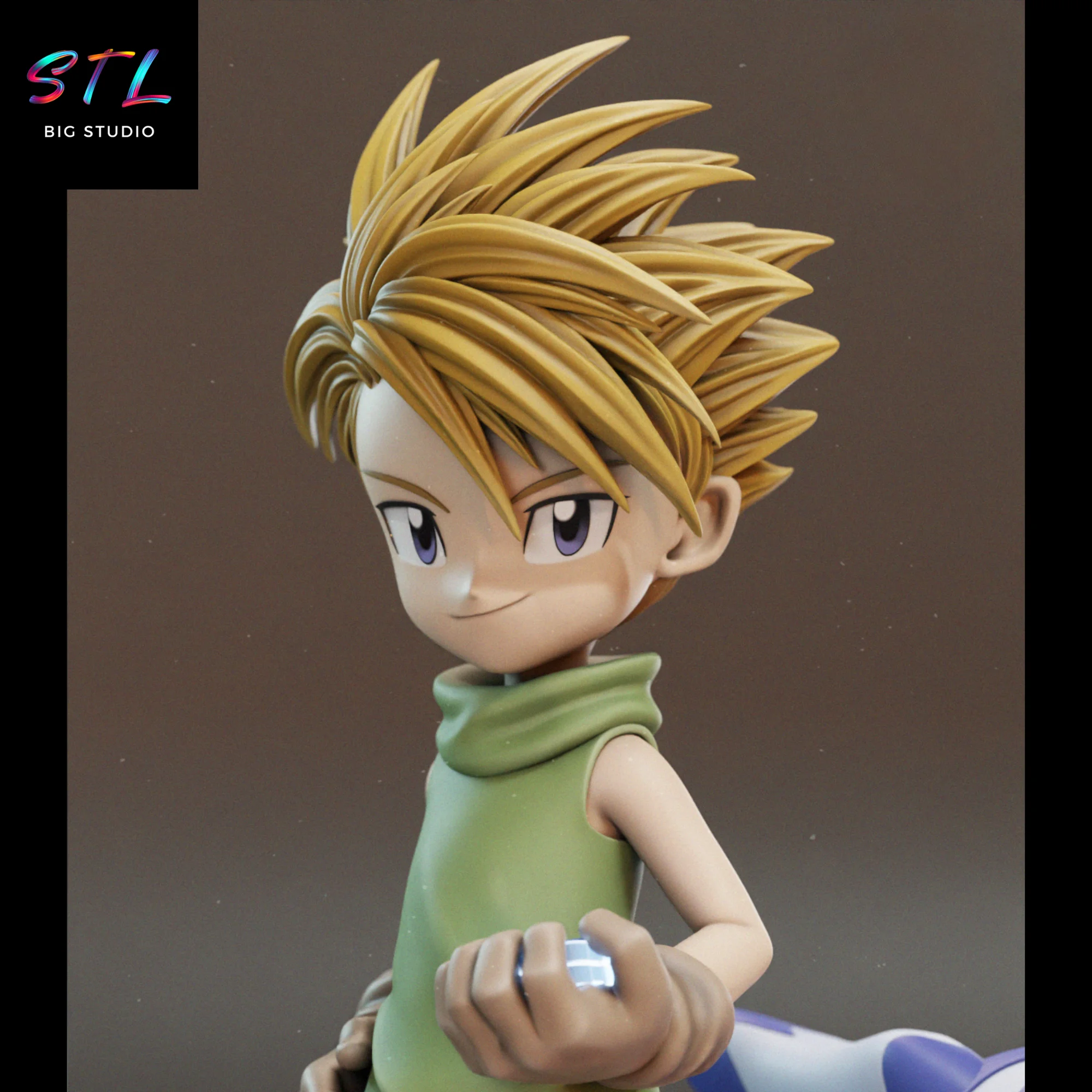 Matt Ishida and Gabumon STL | Digimon | 3D Printing Figure Model — view 4