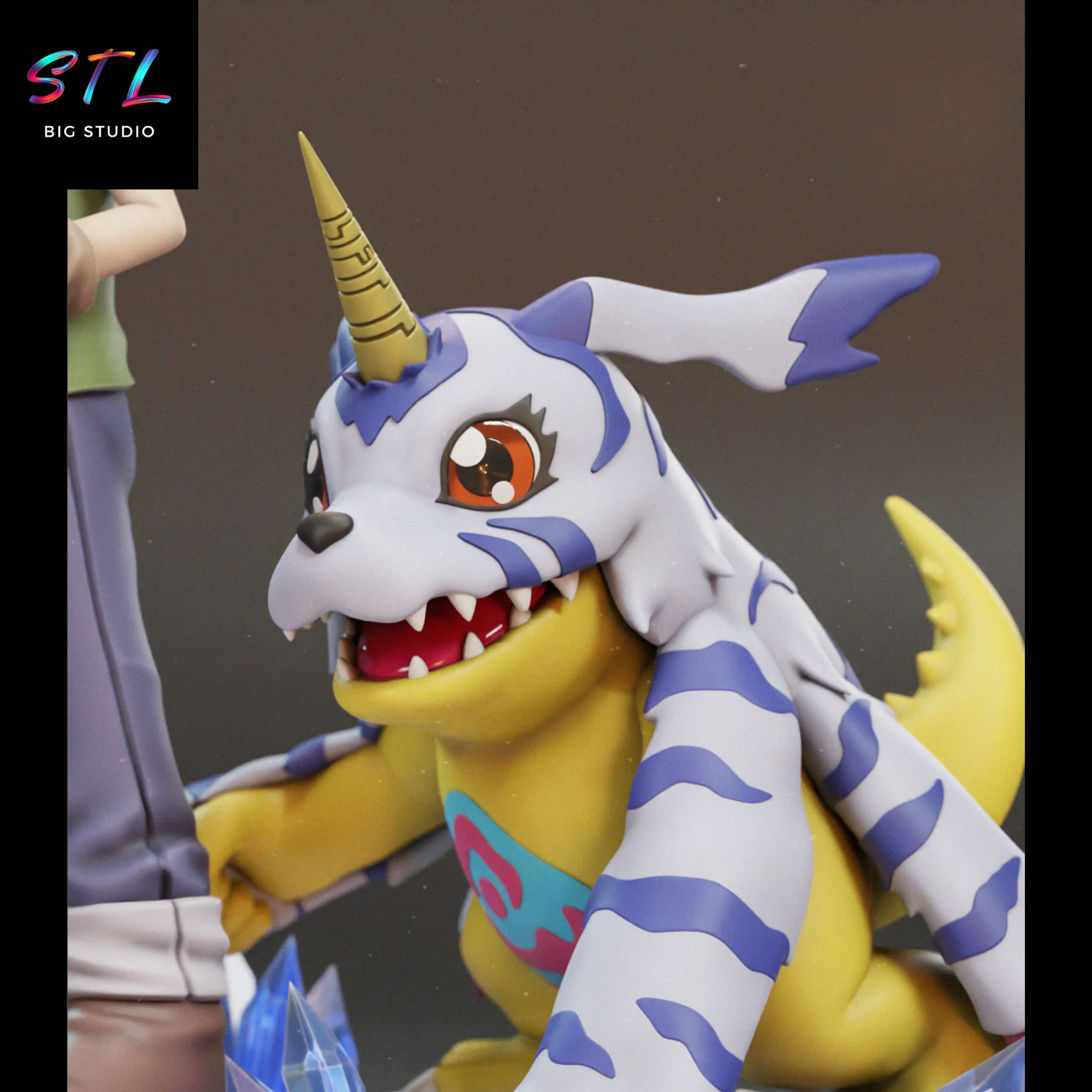 Matt Ishida and Gabumon STL | Digimon | 3D Printing Figure Model — view 5