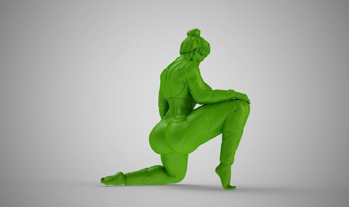 Holofira woman 3D 3MF Model — view 2