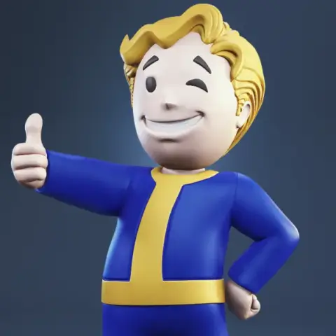 Vault Boy Thumbs Up 3D Printer Files | Assembly STL Model
