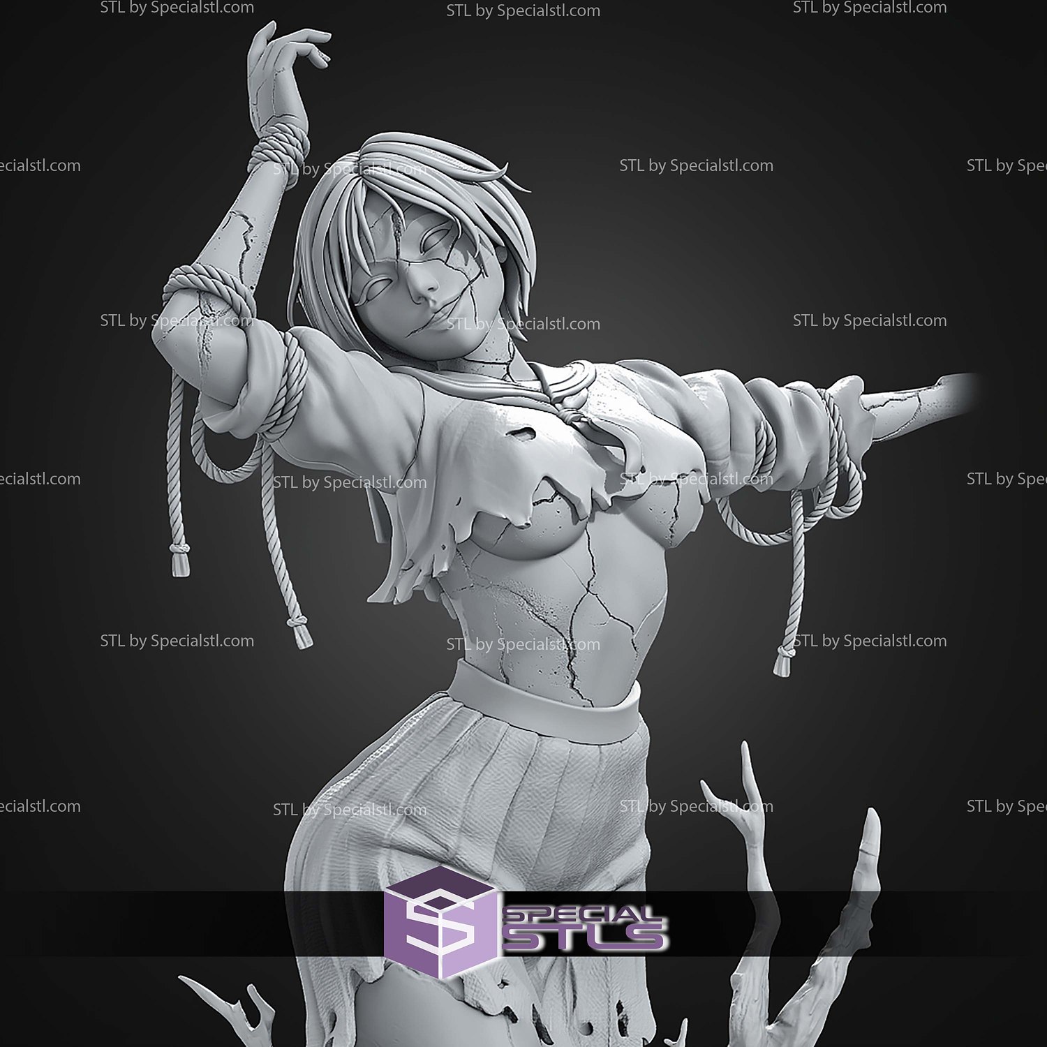 Ayakakashi 180mm Silent Hill F STL Files 3D Model — view 8